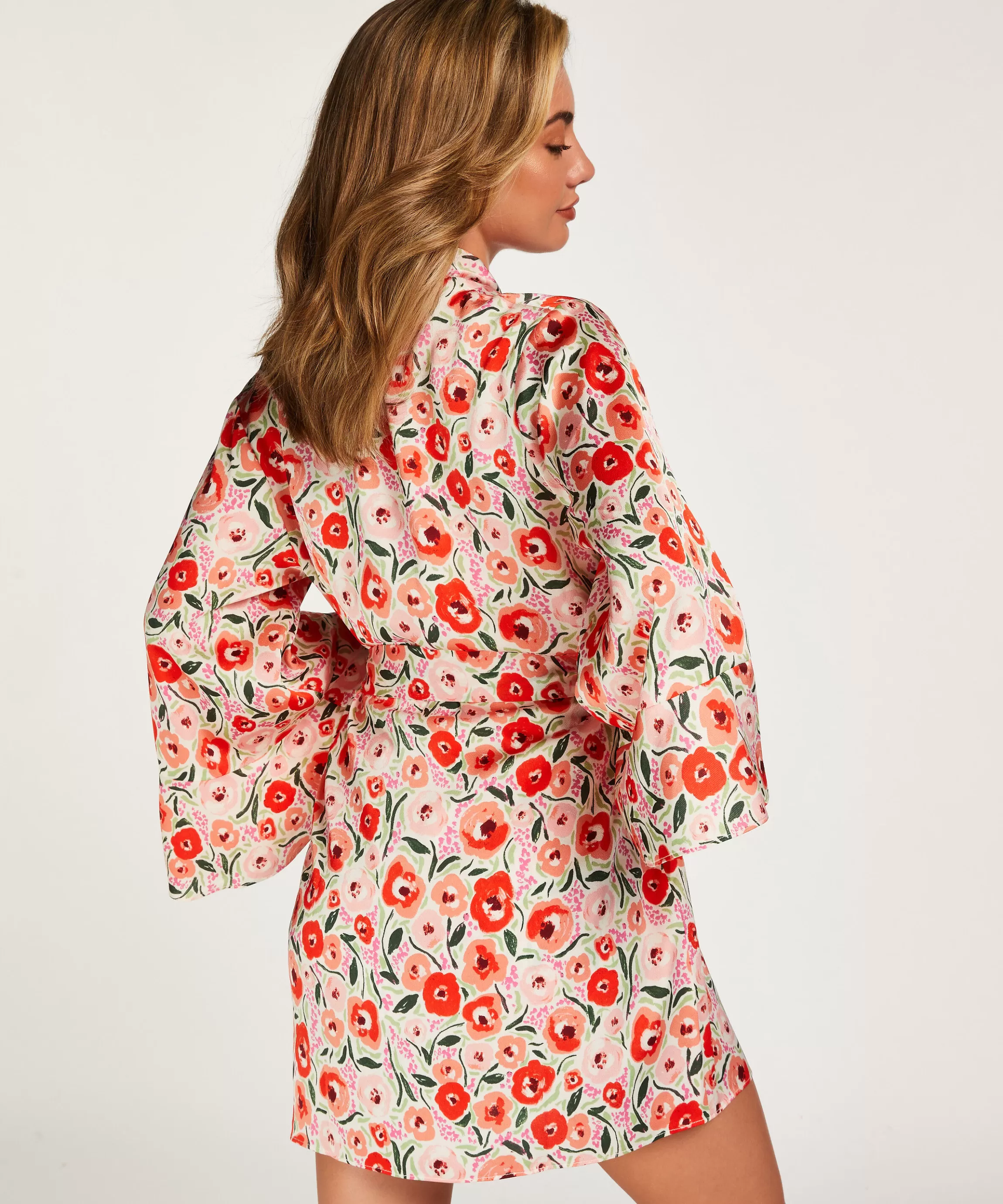 Hunkemöller Kimono'S*Kimono Satin Wit