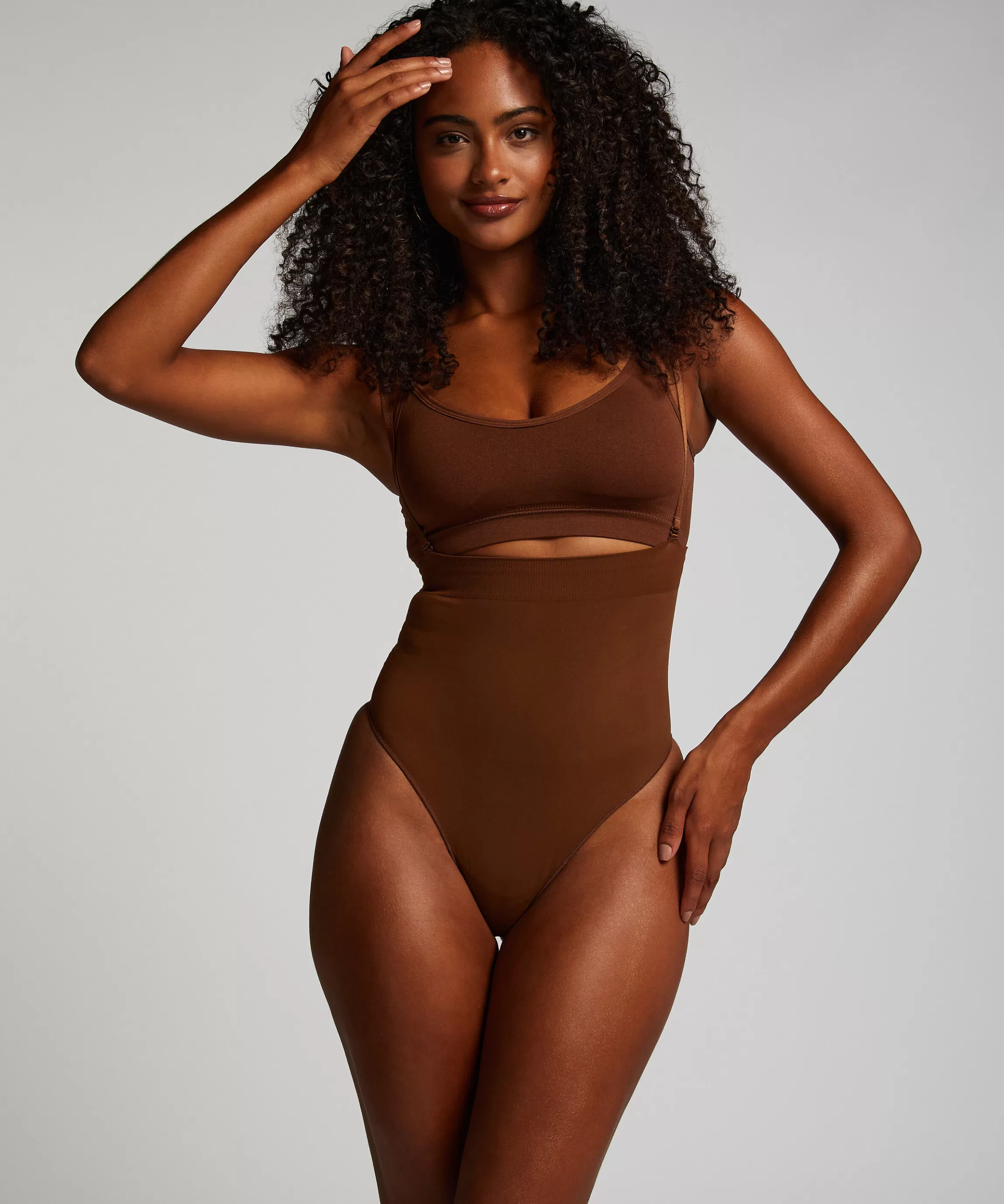 Hunkemöller Strings & Boxerstrings*Naadloze Corrigerend String Met Hoge Taille Rood