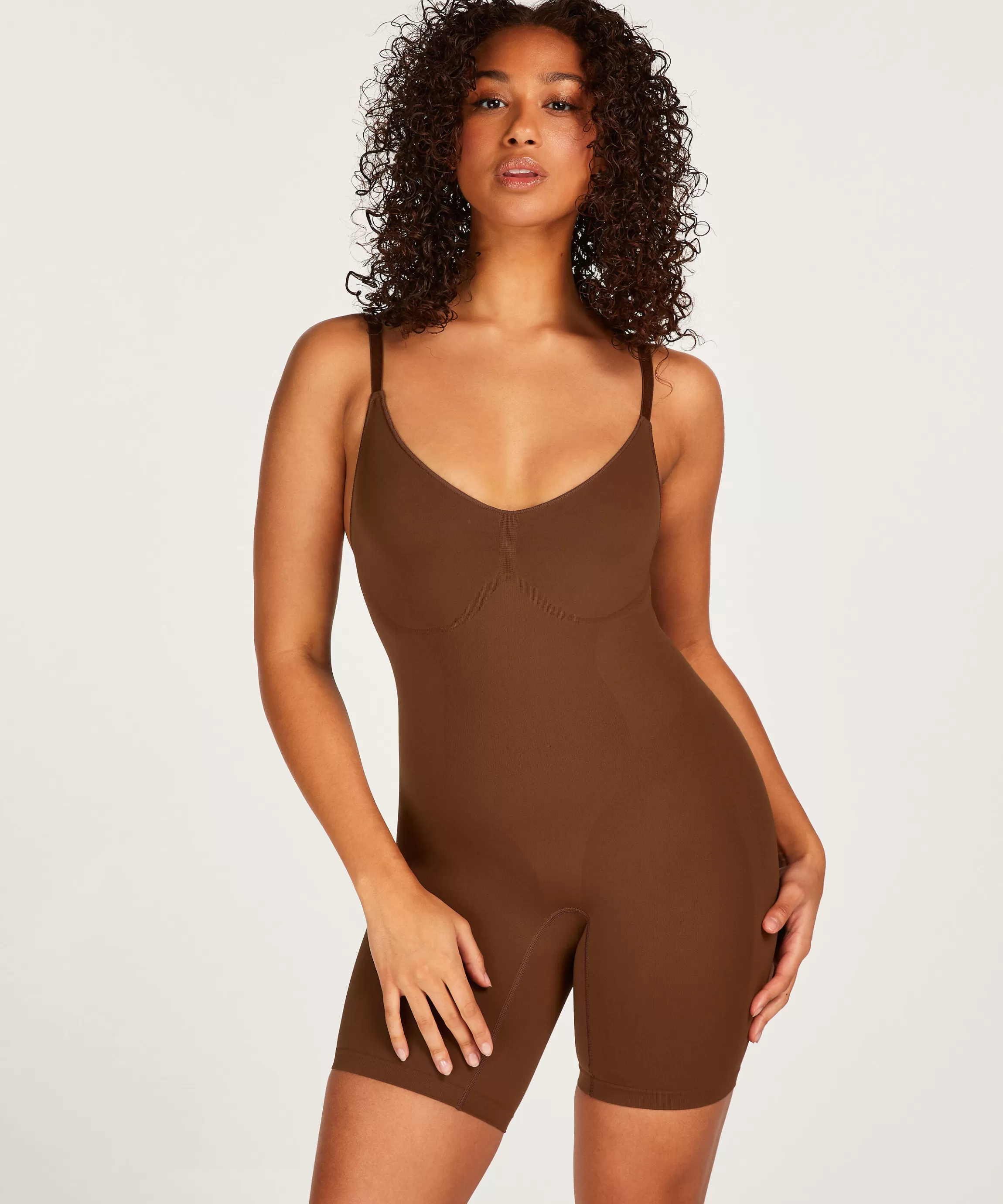 Hunkemöller Bodies*Naadloze Corrigerend Thigh Slimmer Body Rood