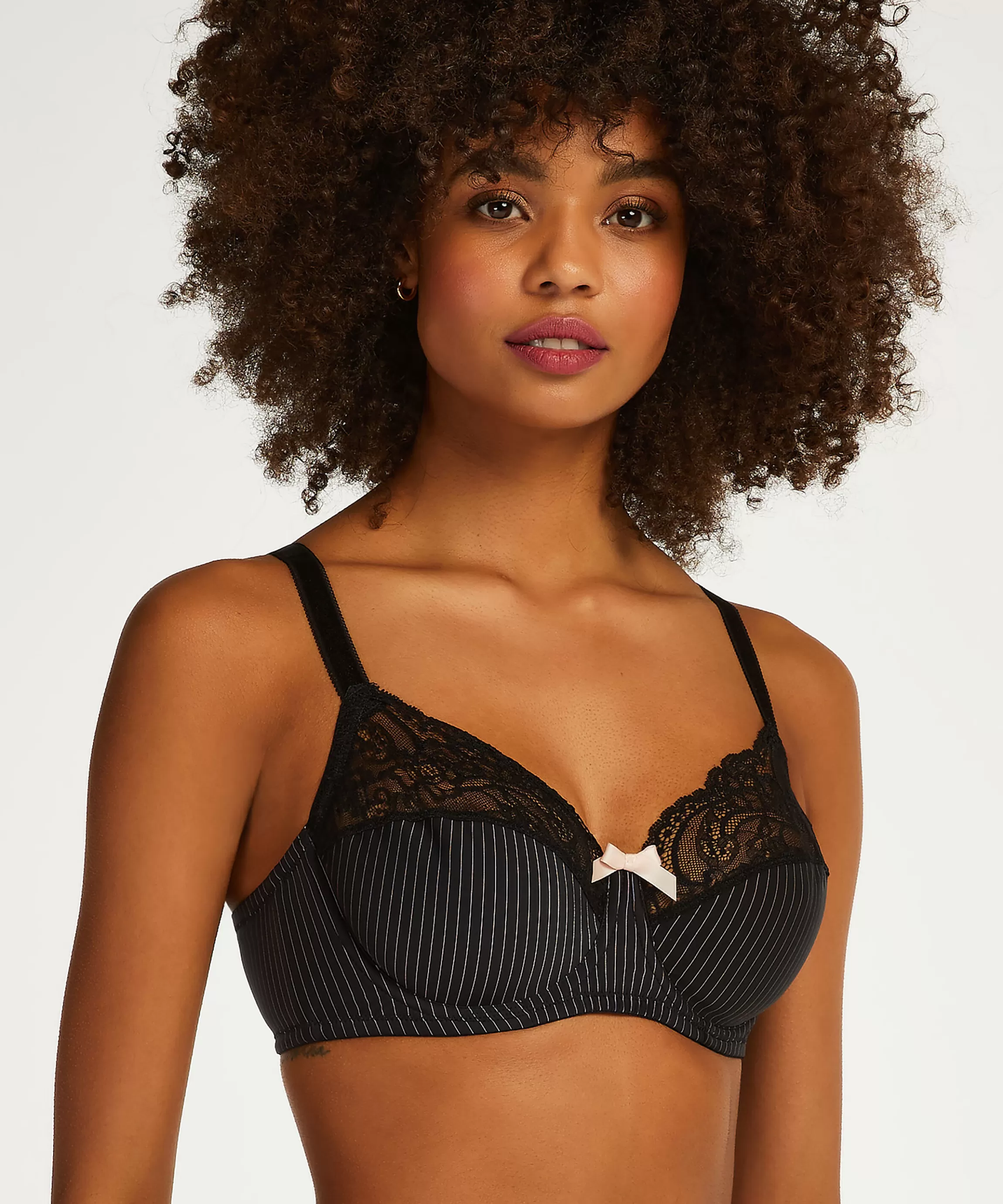 Hunkemöller Grote Maten Bh'S*Niet-Voorgevormde Beugel Bh Adalyn Zwart