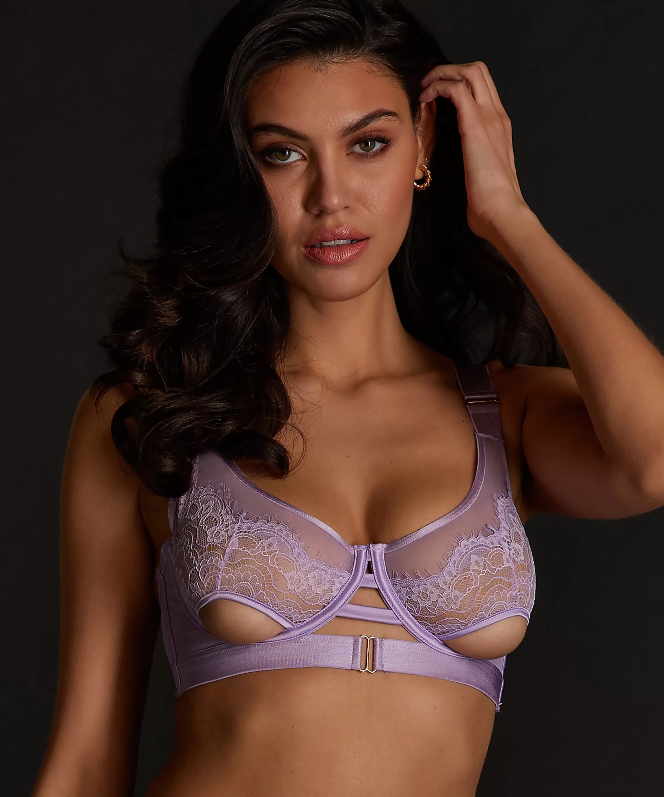 Hunkemöller Beugel Bh'S*Niet-Voorgevormde Beugel Bh Aurelia Paars