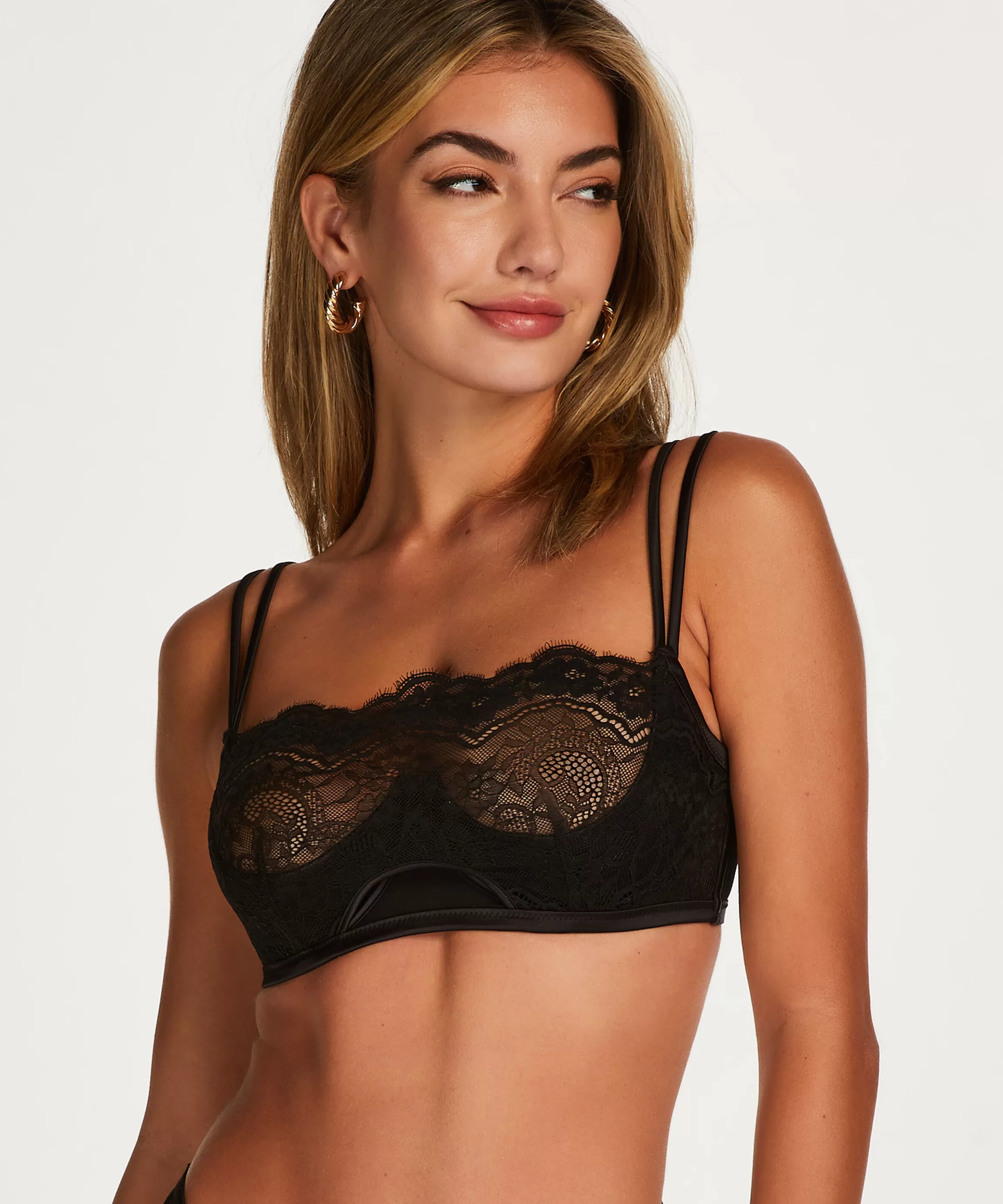 Hunkemöller Grote Maten Bh'S*Niet-Voorgevormde Beugel Bh Blaise Zwart