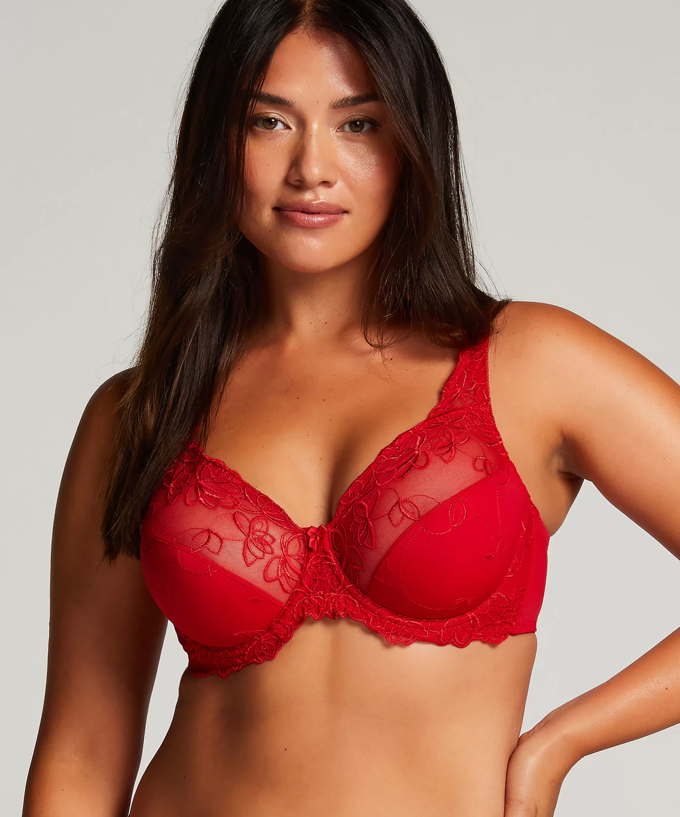 Hunkemöller Grote Maten Bh'S*Niet-Voorgevormde Beugel Bh Diva Rood