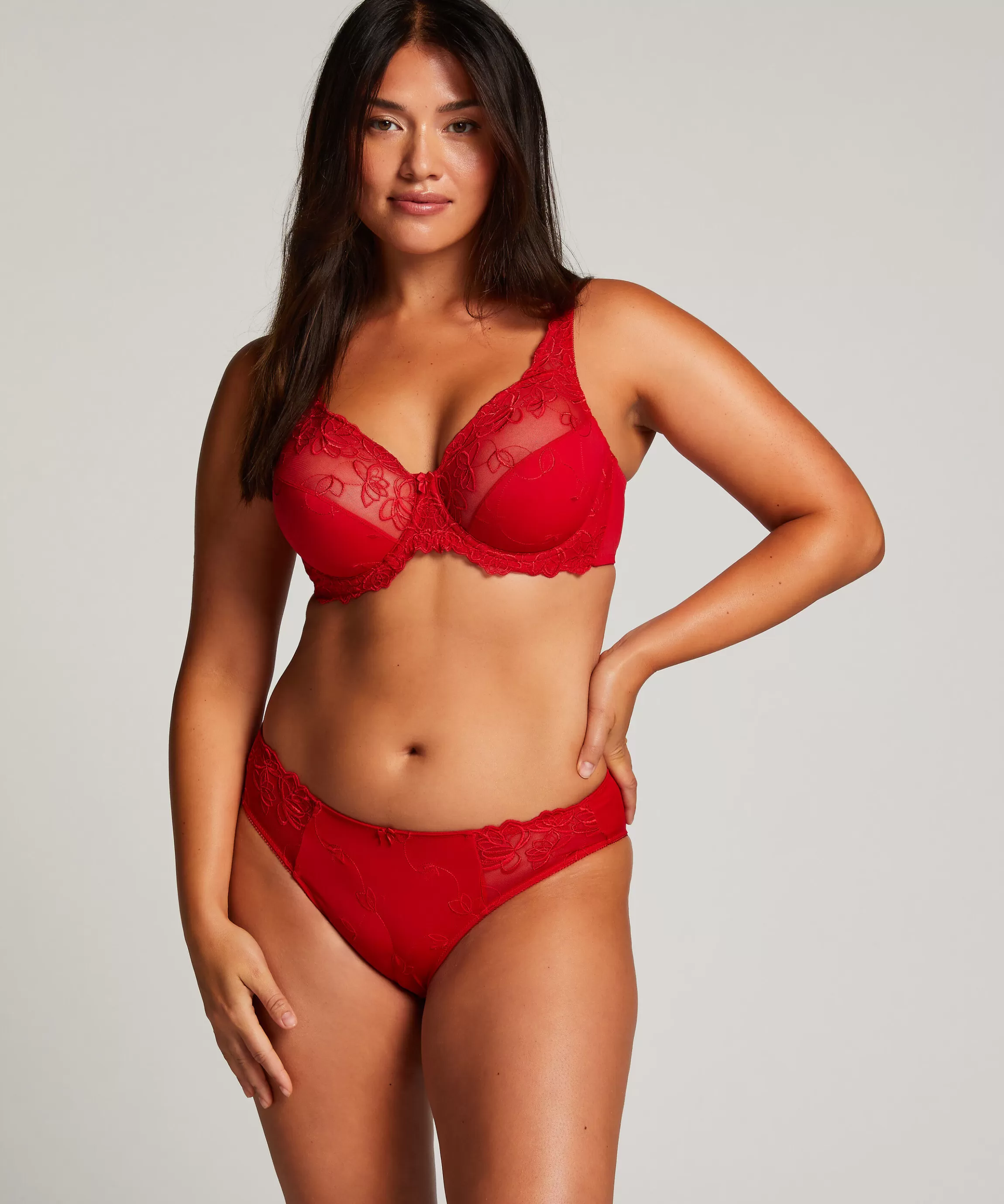 Hunkemöller Grote Maten Bh'S*Niet-Voorgevormde Beugel Bh Diva Rood