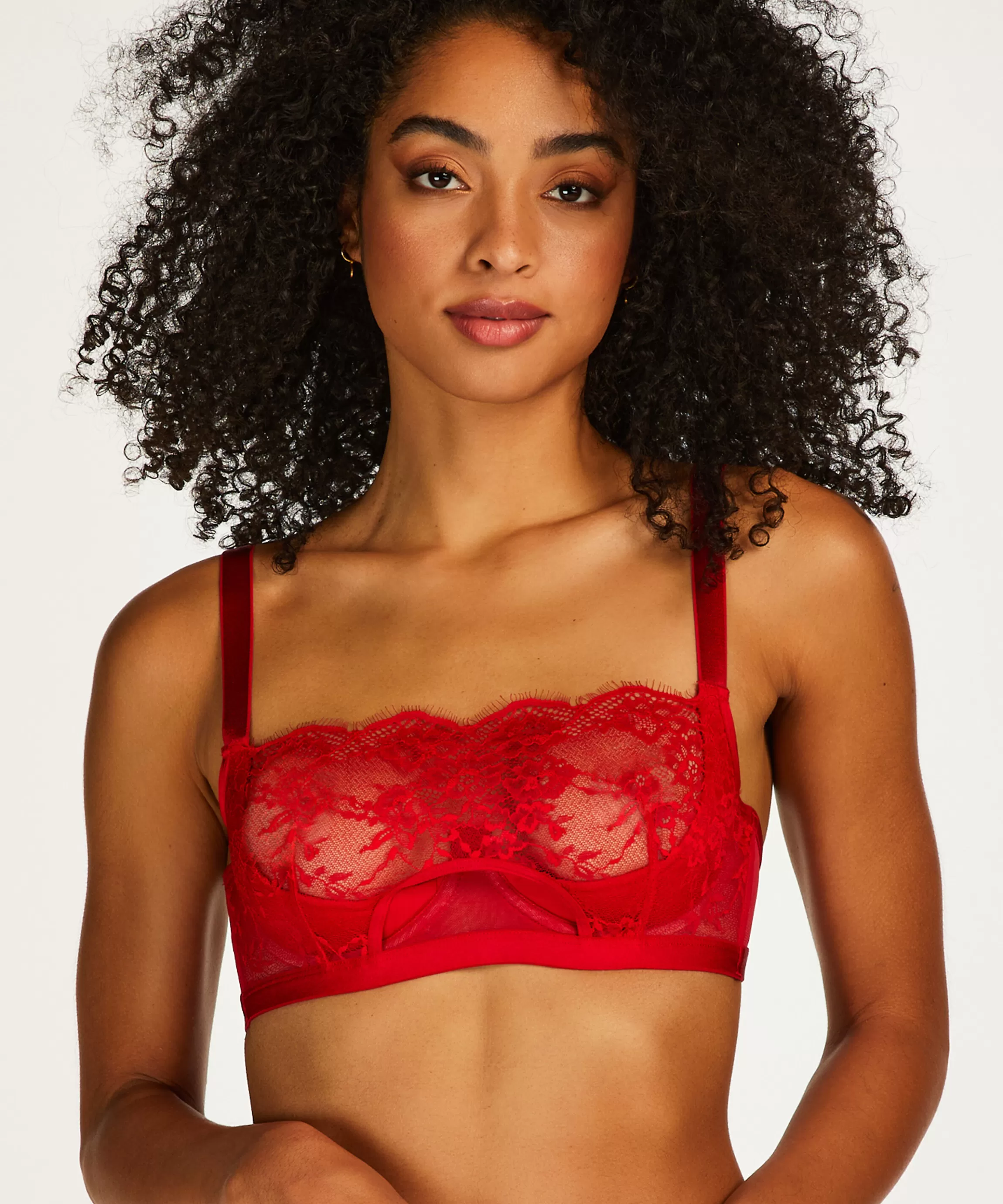 Hunkemöller Niet Voorgevormde Bh'S*Niet-Voorgevormde Beugel Bh Elissa Rood