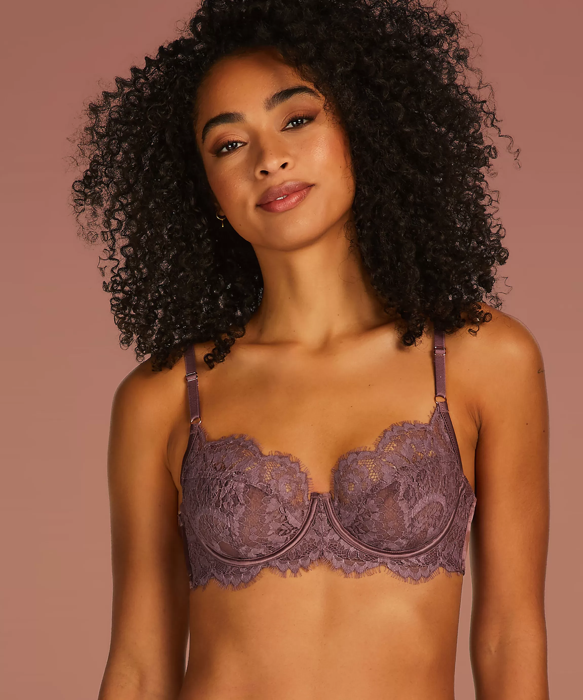 Hunkemöller Niet Voorgevormde Bh'S*Niet-Voorgevormde Beugel Bh Hannako Paars
