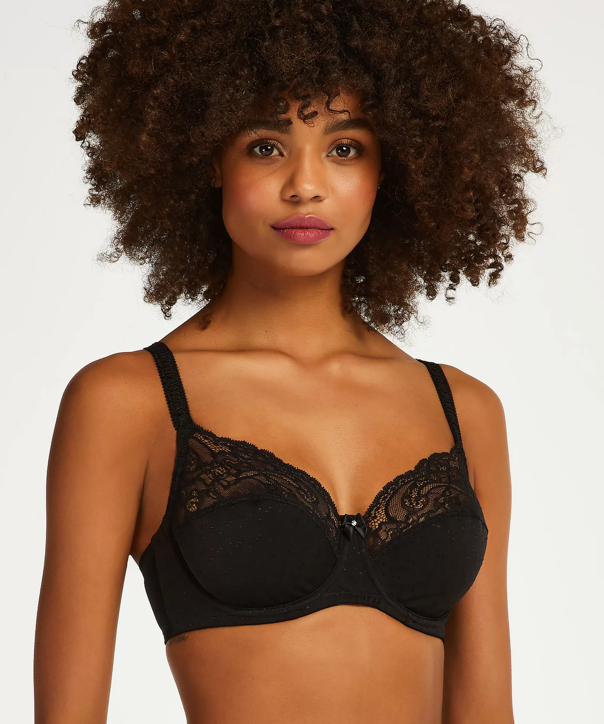 Hunkemöller Grote Maten Bh'S*Niet-Voorgevormde Beugel Bh Sophie Zwart