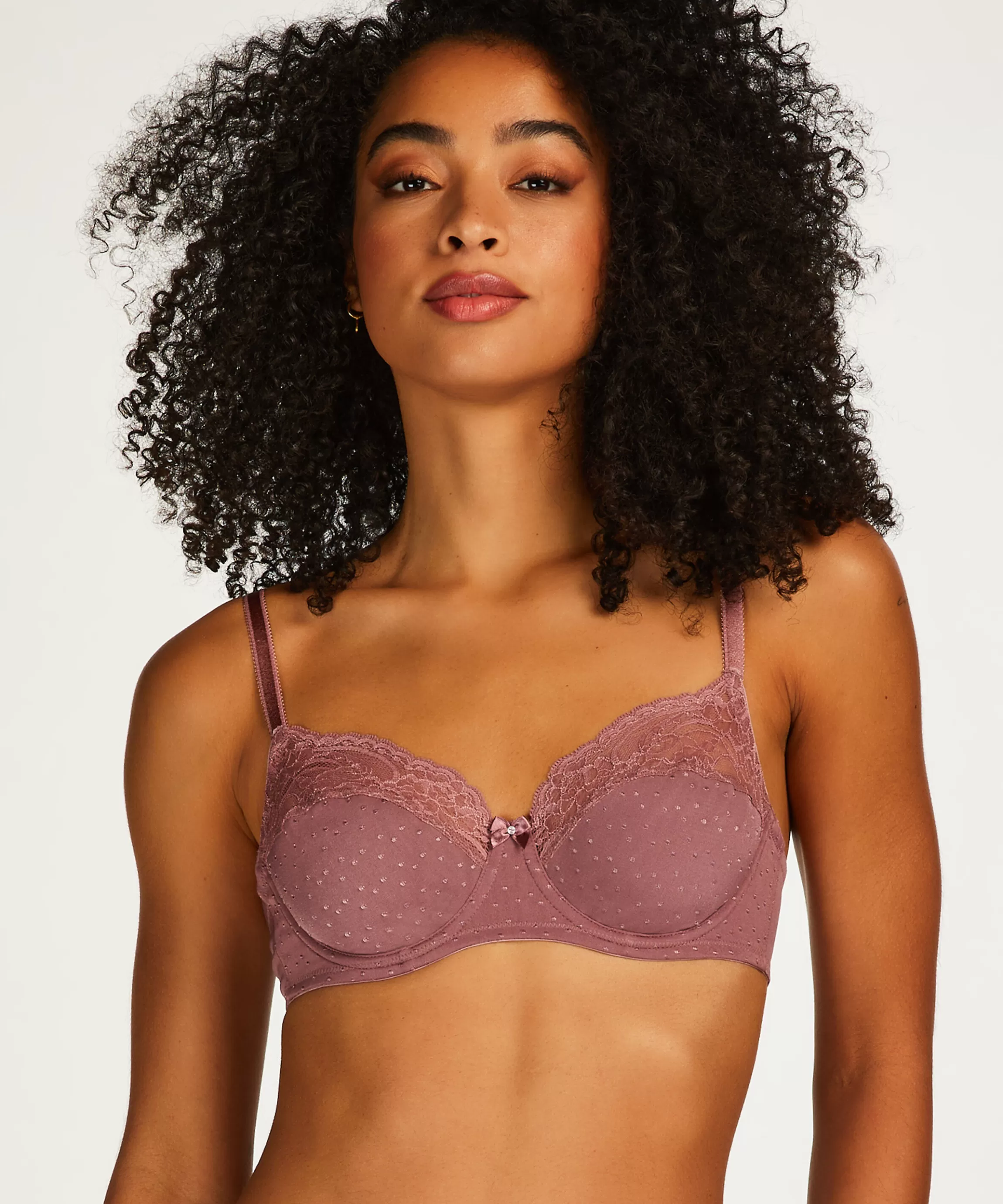 Hunkemöller Grote Maten Bh'S*Niet-Voorgevormde Beugel Bh Sophie Paars