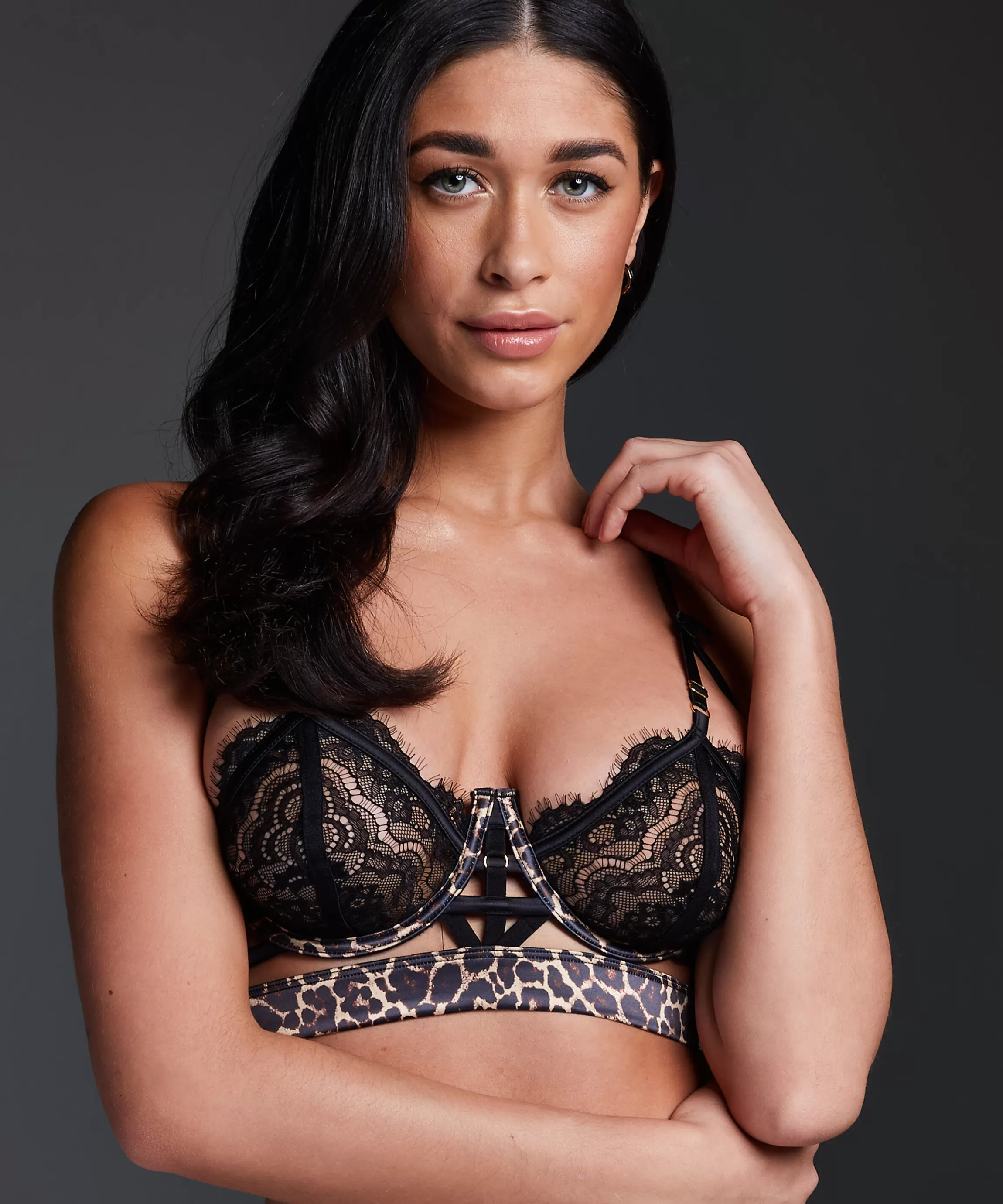 Hunkemöller Grote Maten Bh'S*Niet-Voorgevormde Longline Beugel Bh Mitzy Zwart