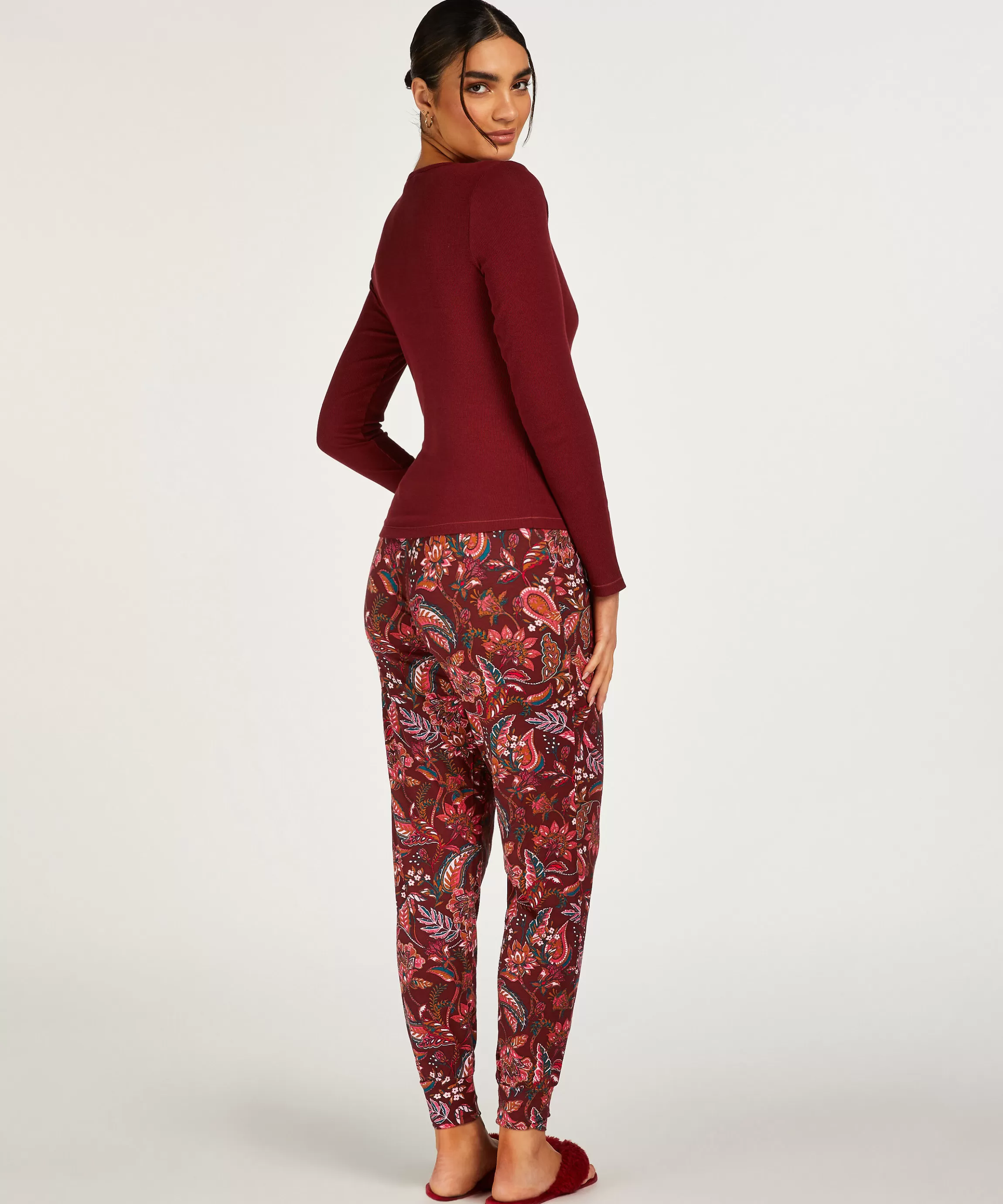 Hunkemöller Pyjama'S*Petite Pyjamabroek Jersey Rood