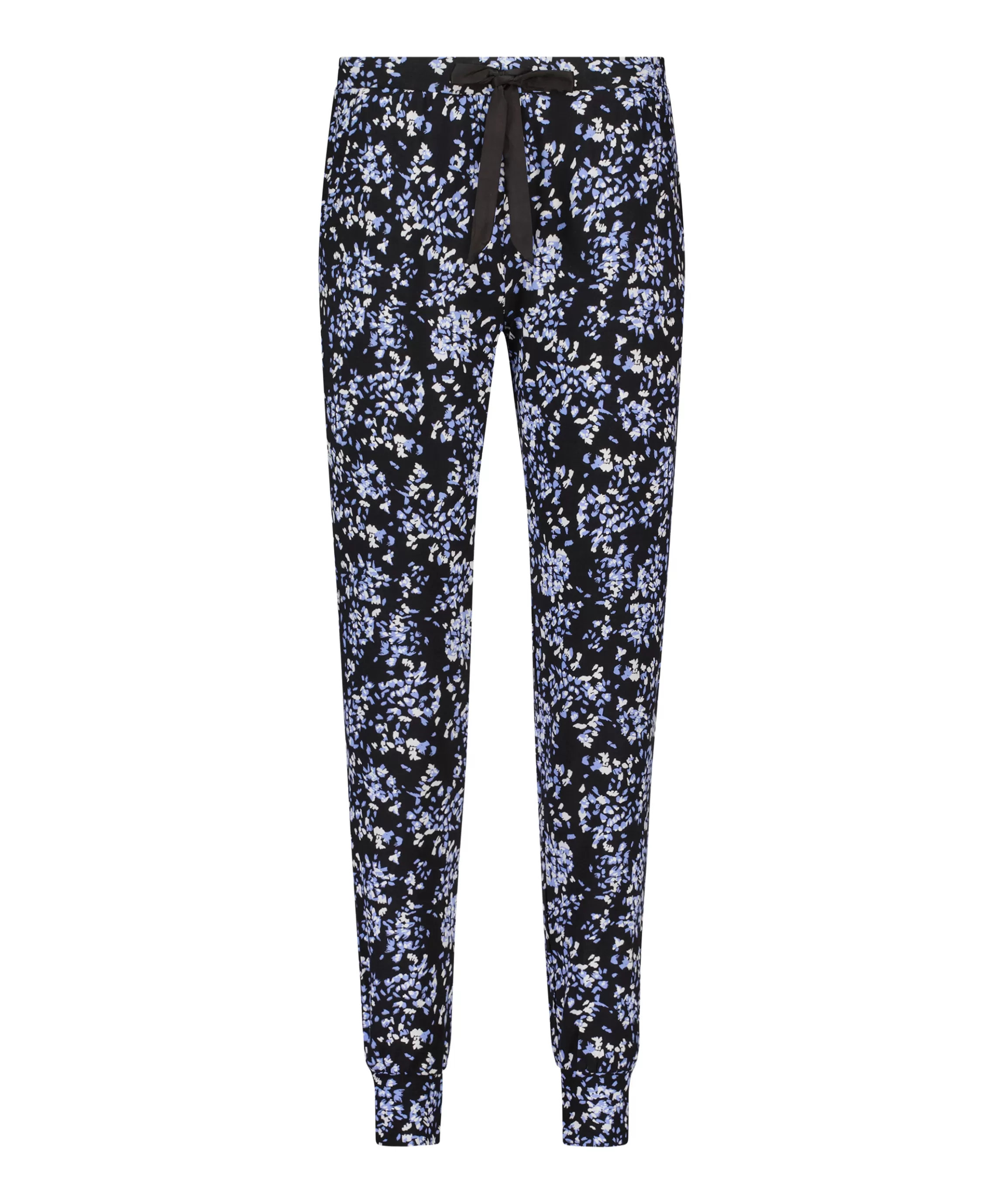 Hunkemöller Pyjama'S*Petite Pyjamabroek Painted Leopard Zwart