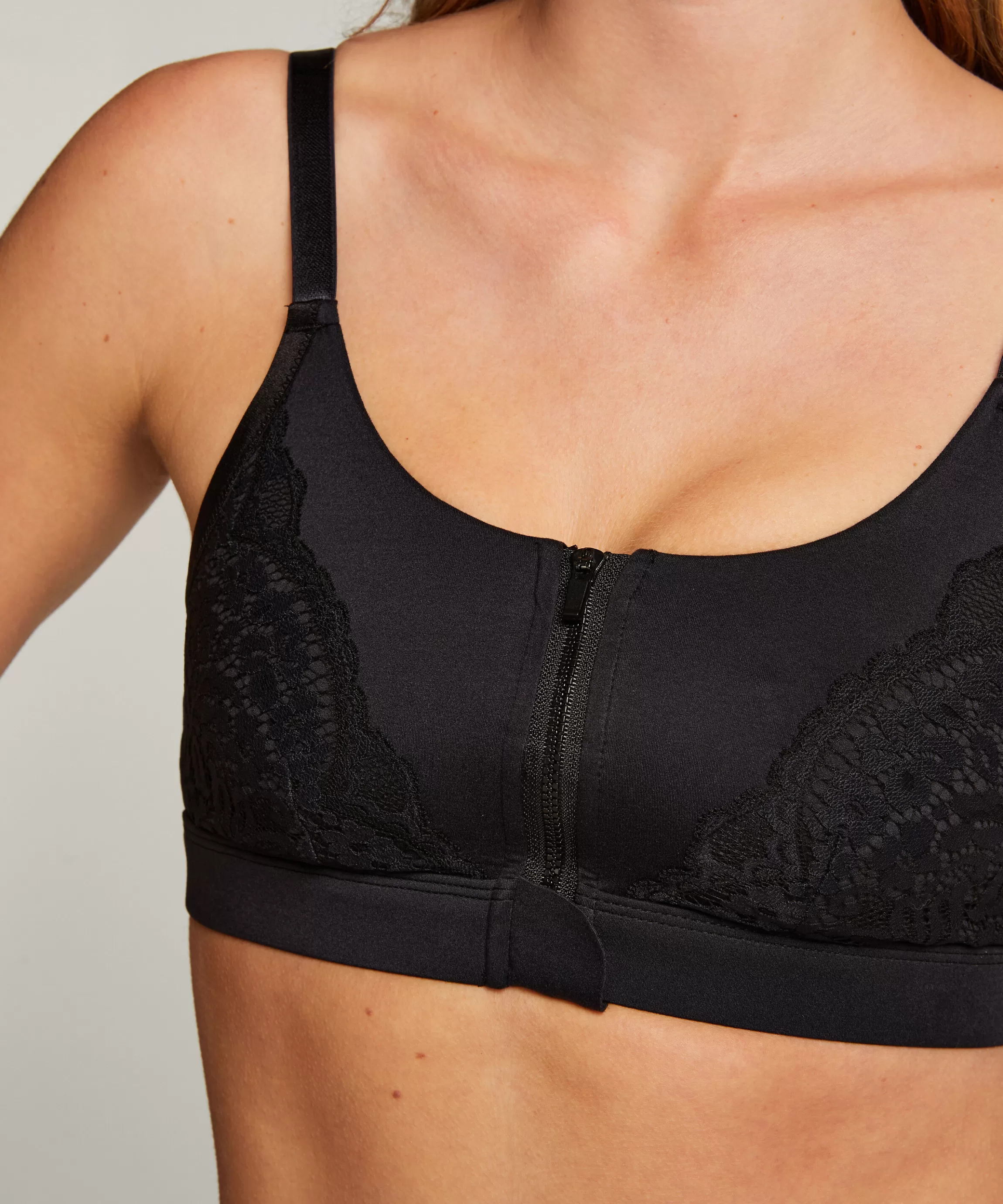 Hunkemöller Bh'S Zonder Beugel*Prothese Bh Zonder Beugel Zwart