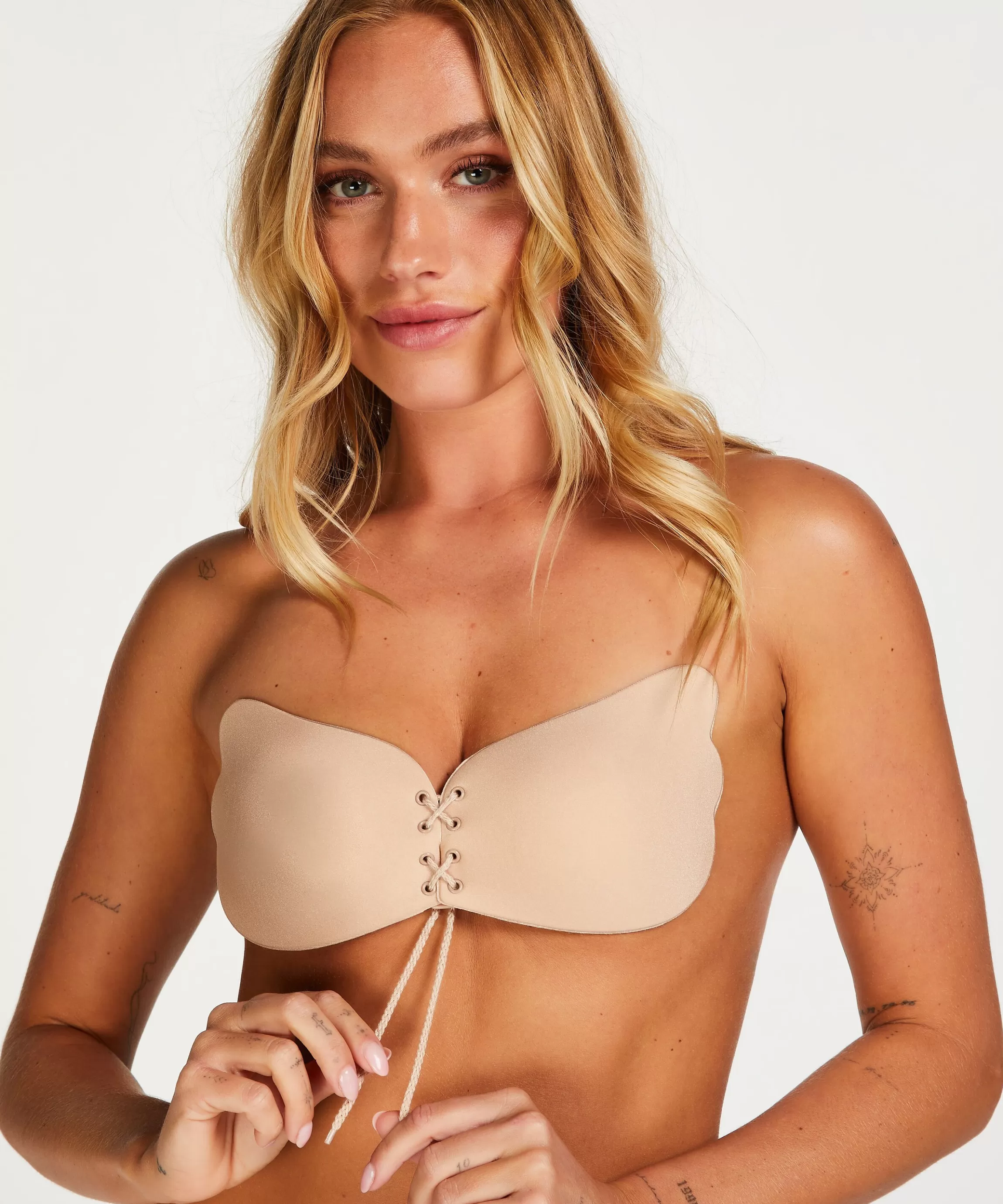Hunkemöller Push-Up & Maximizer Bh'S*Push-Up Plak Bh Met Vleugel Beige