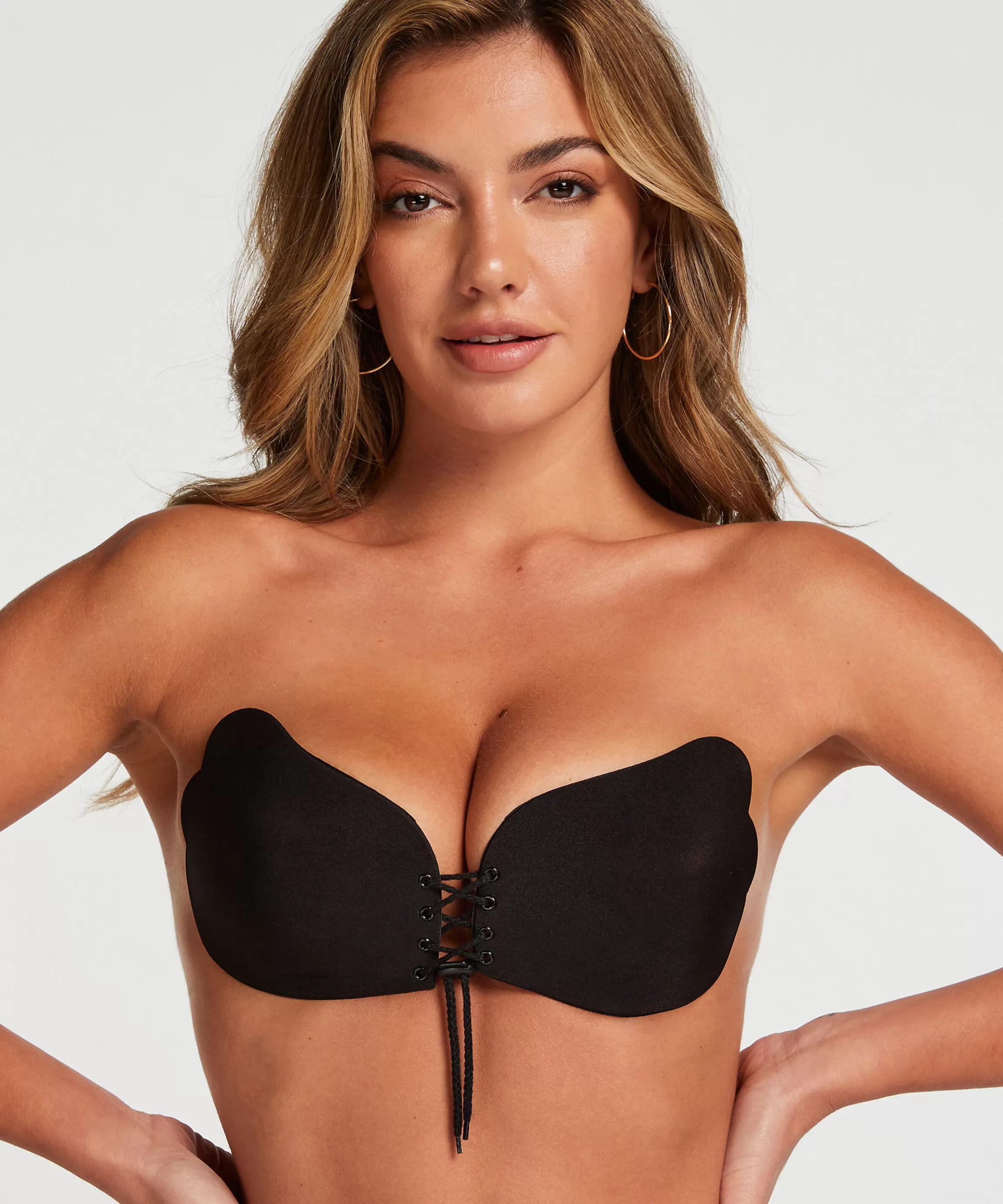 Hunkemöller Push-Up & Maximizer Bh'S*Push-Up Plak Bh Met Vleugel Zwart