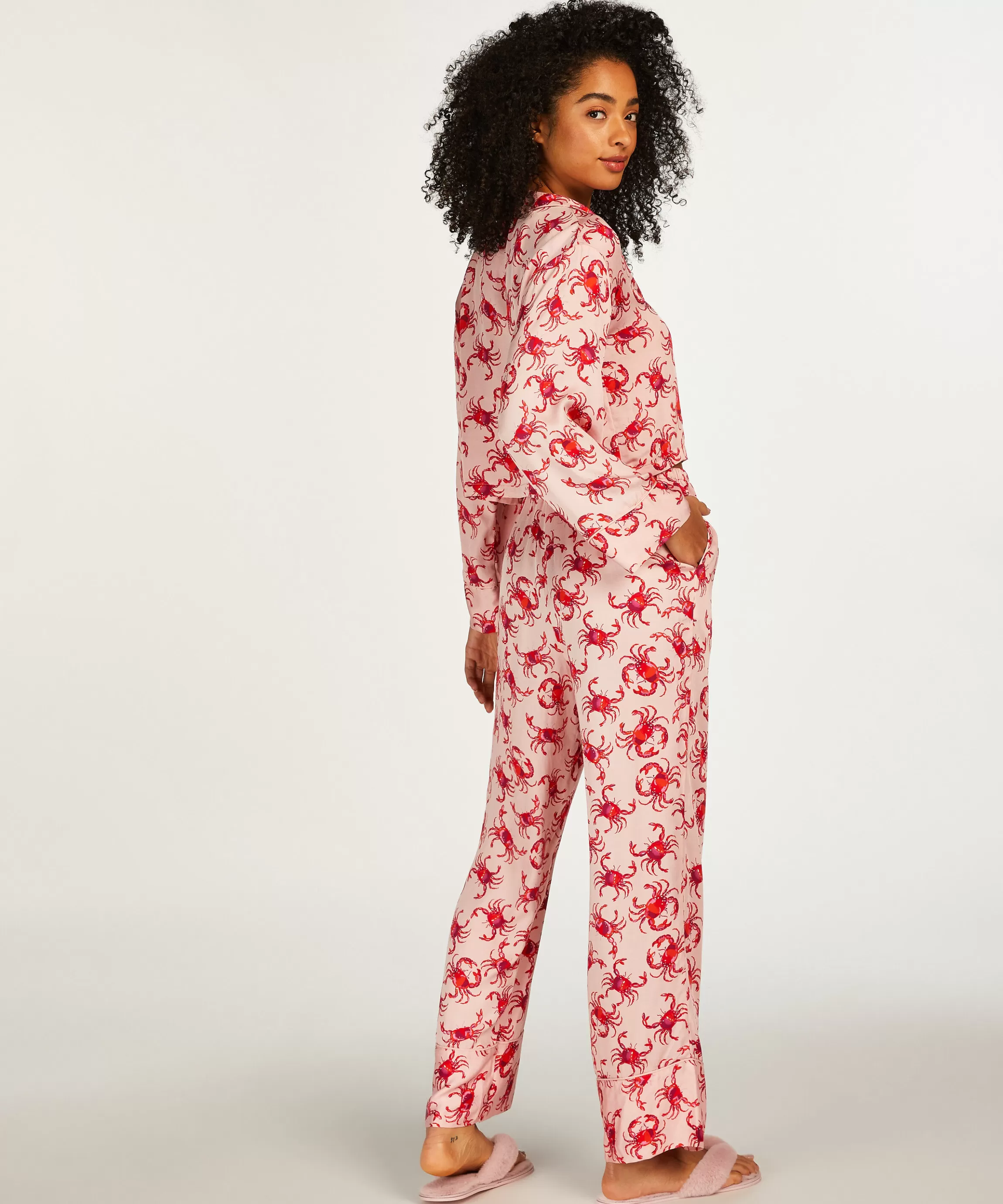 Hunkemöller Pyjama'S*Pyjamabroek Woven Springbreakers Roze