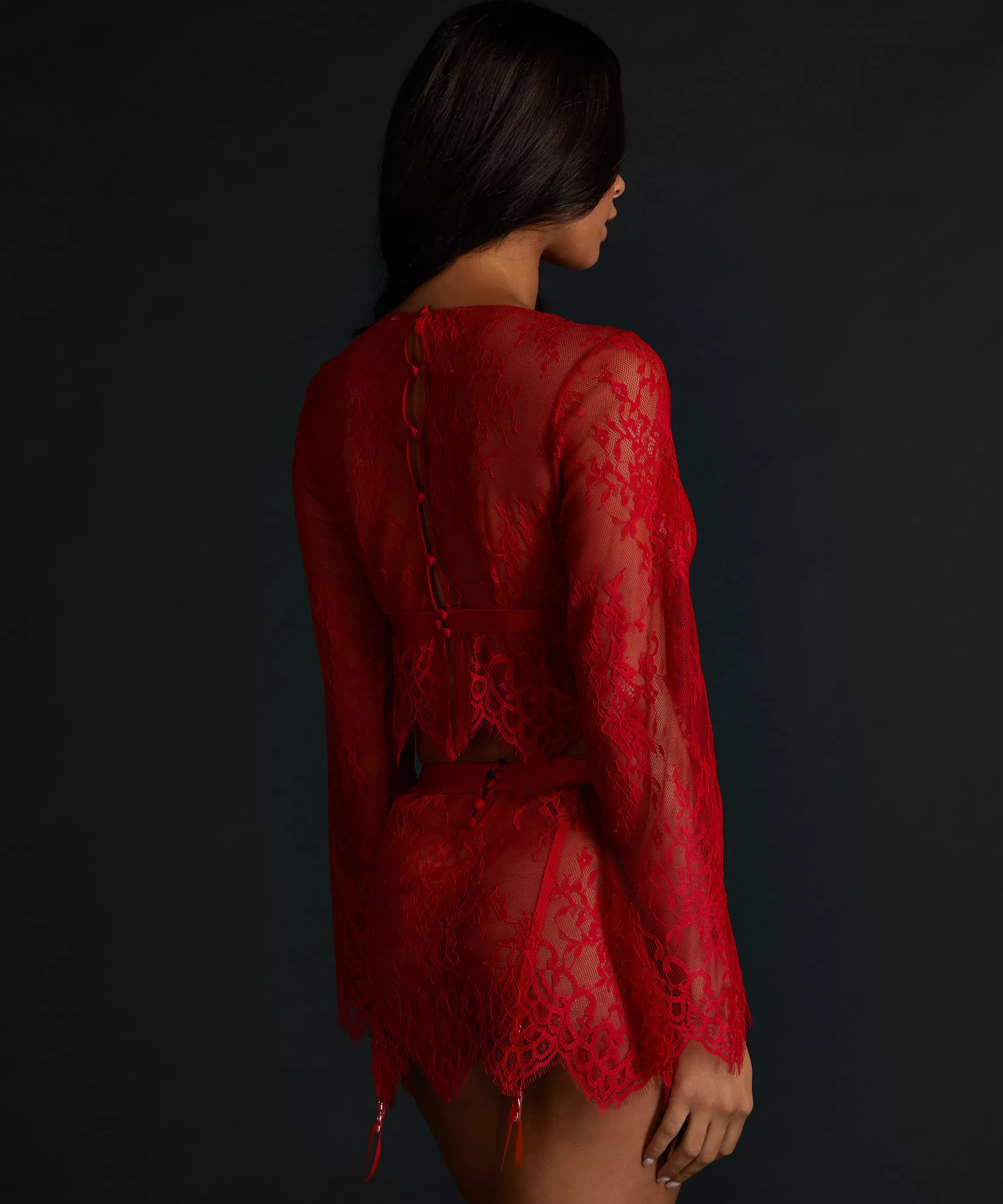 Hunkemöller Pyjama'S*Rok Lace Rood