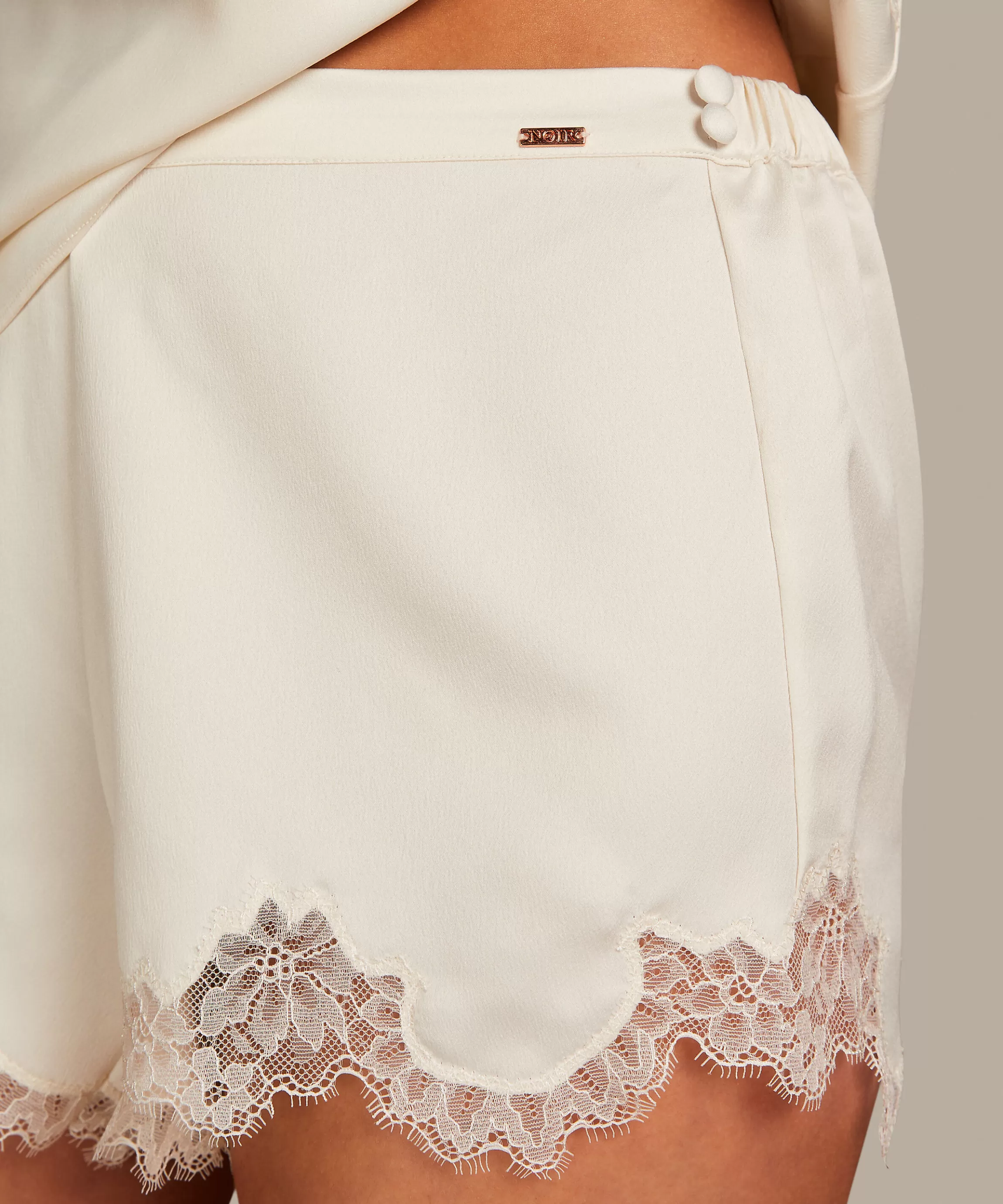 Hunkemöller Pyjama'S*Shorts Lace Sophia Wit
