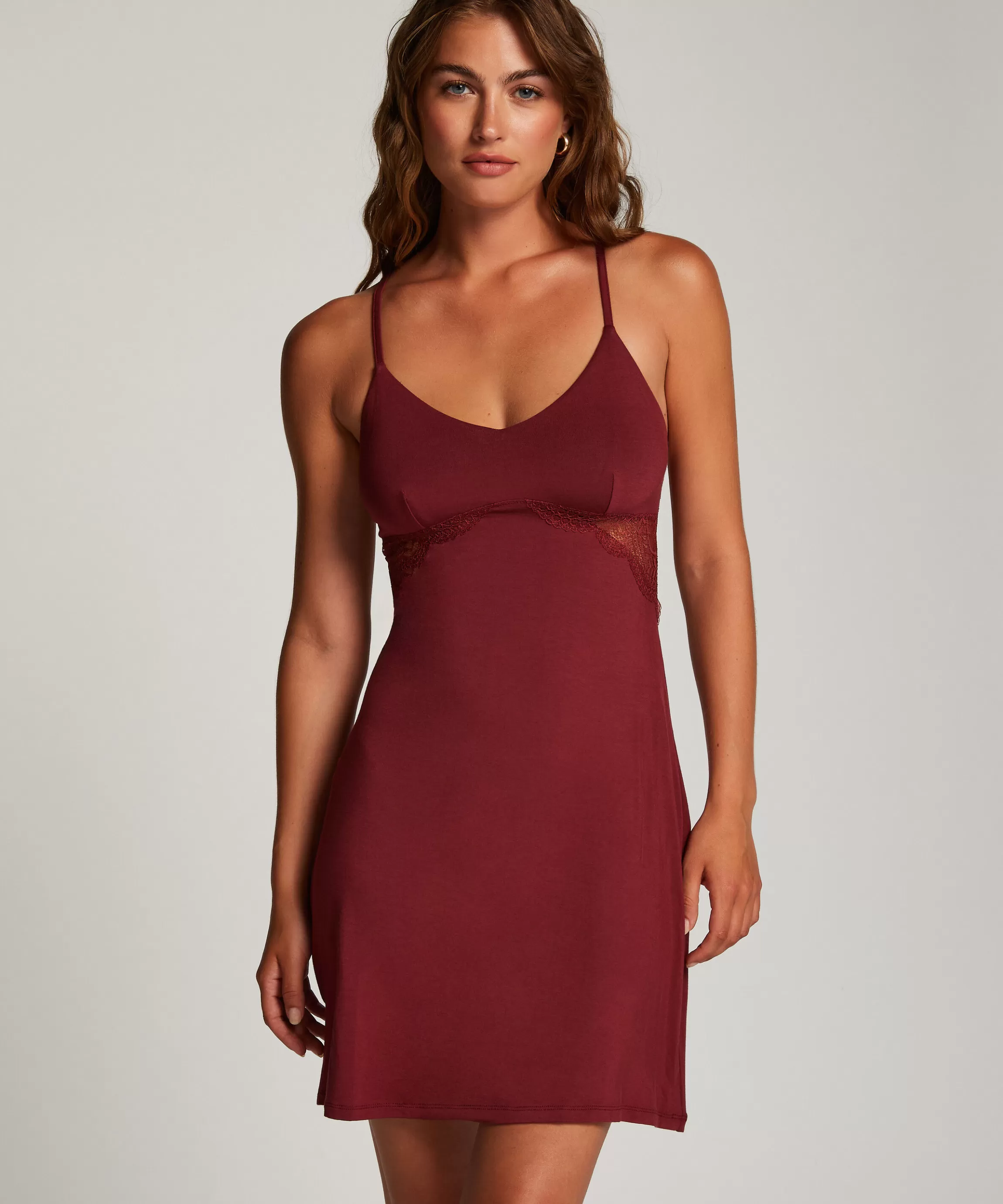 Hunkemöller Slipdresses & Babydolls*Slipdress Jersey Bruin