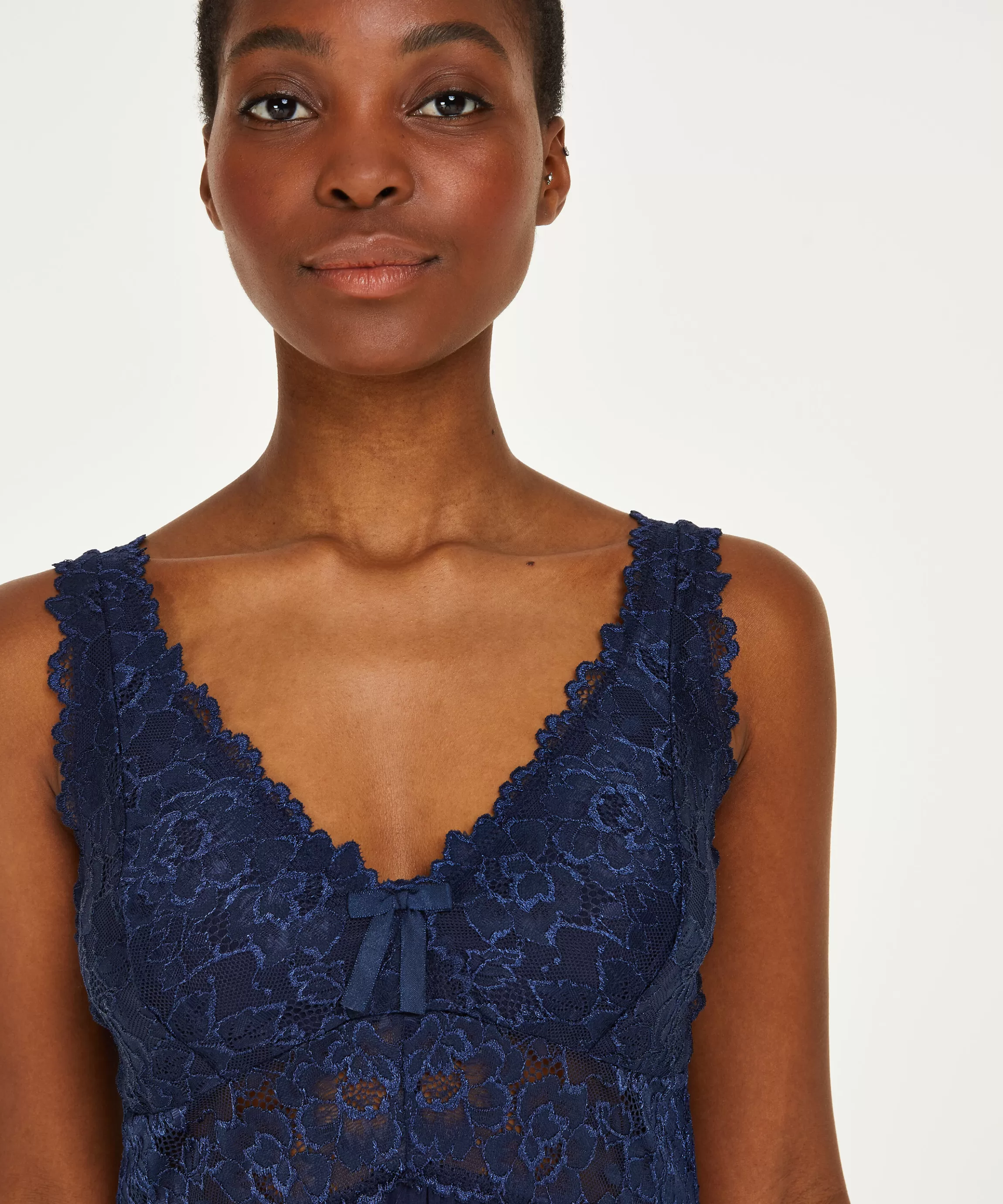 Hunkemöller Slipdresses & Babydolls*Slipdress Nora Lace Blauw