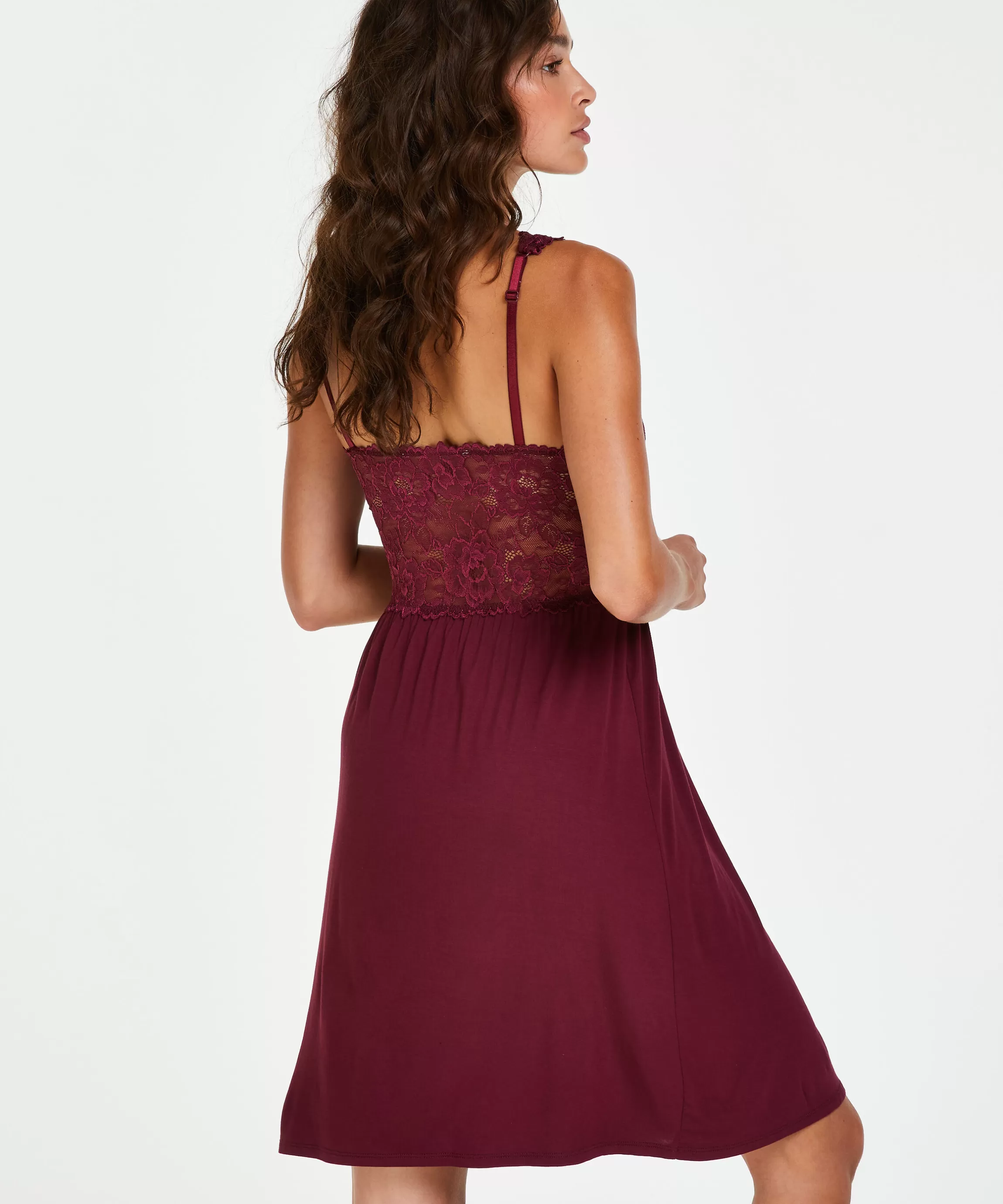 Hunkemöller Slipdresses & Babydolls*Slipdress Nora Lace Rood