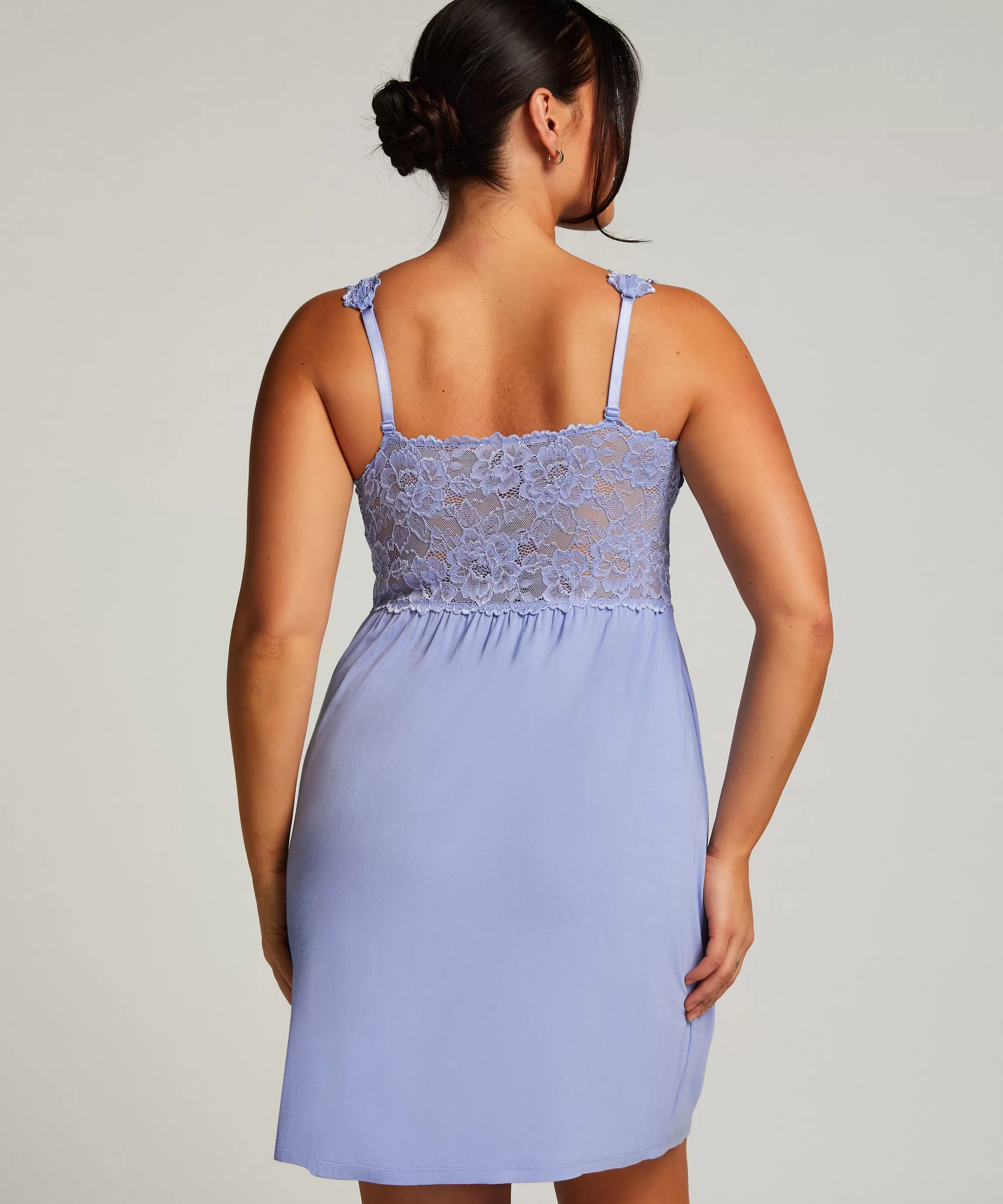 Hunkemöller Slipdresses & Babydolls*Slipdress Nora Lace Blauw