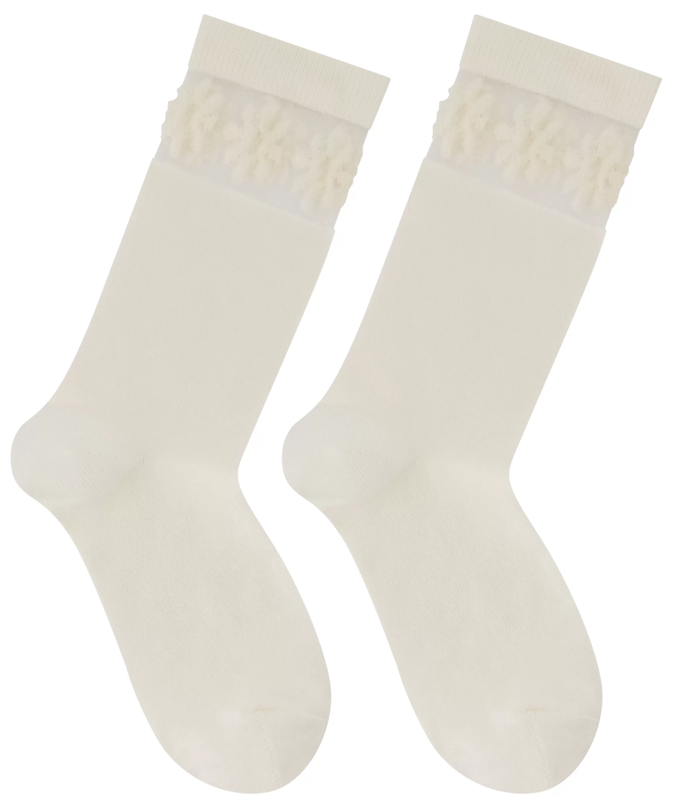Hunkemöller Sokken*Sokken Flower Wit