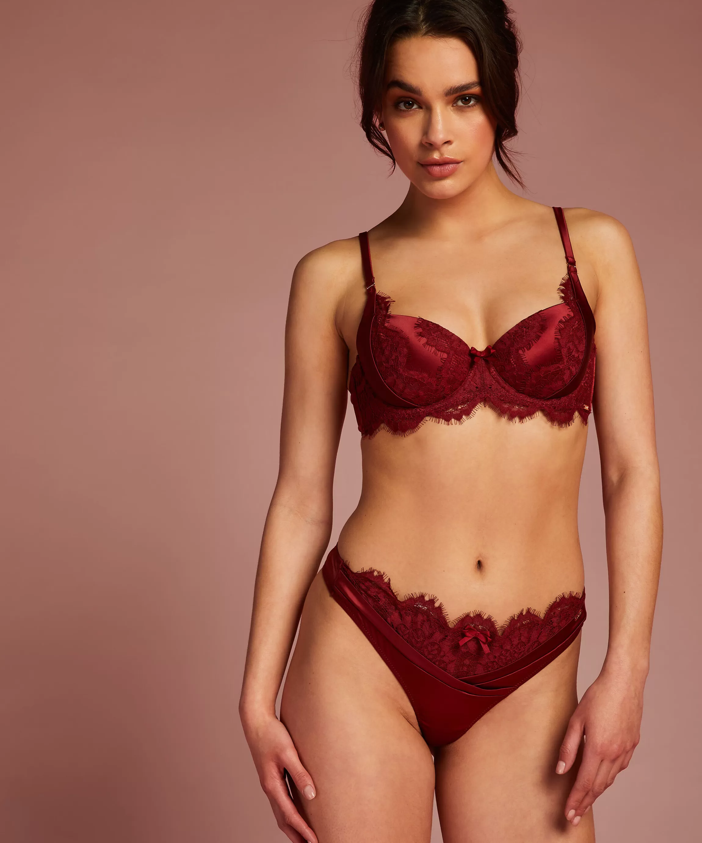 Hunkemöller Strings & Boxerstrings*String Hannako Rood