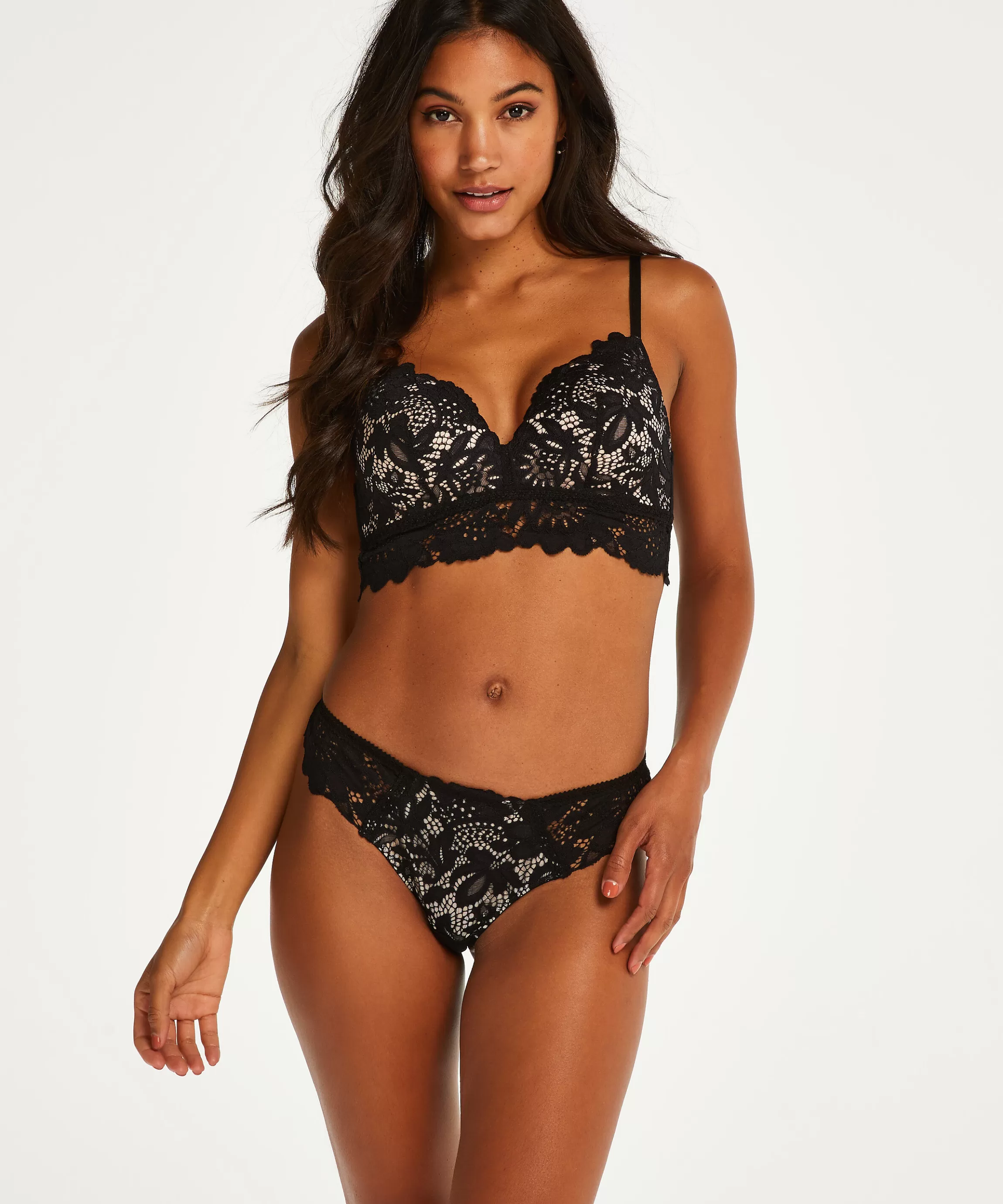 Hunkemöller Strings & Boxerstrings*String Shiloh Zwart