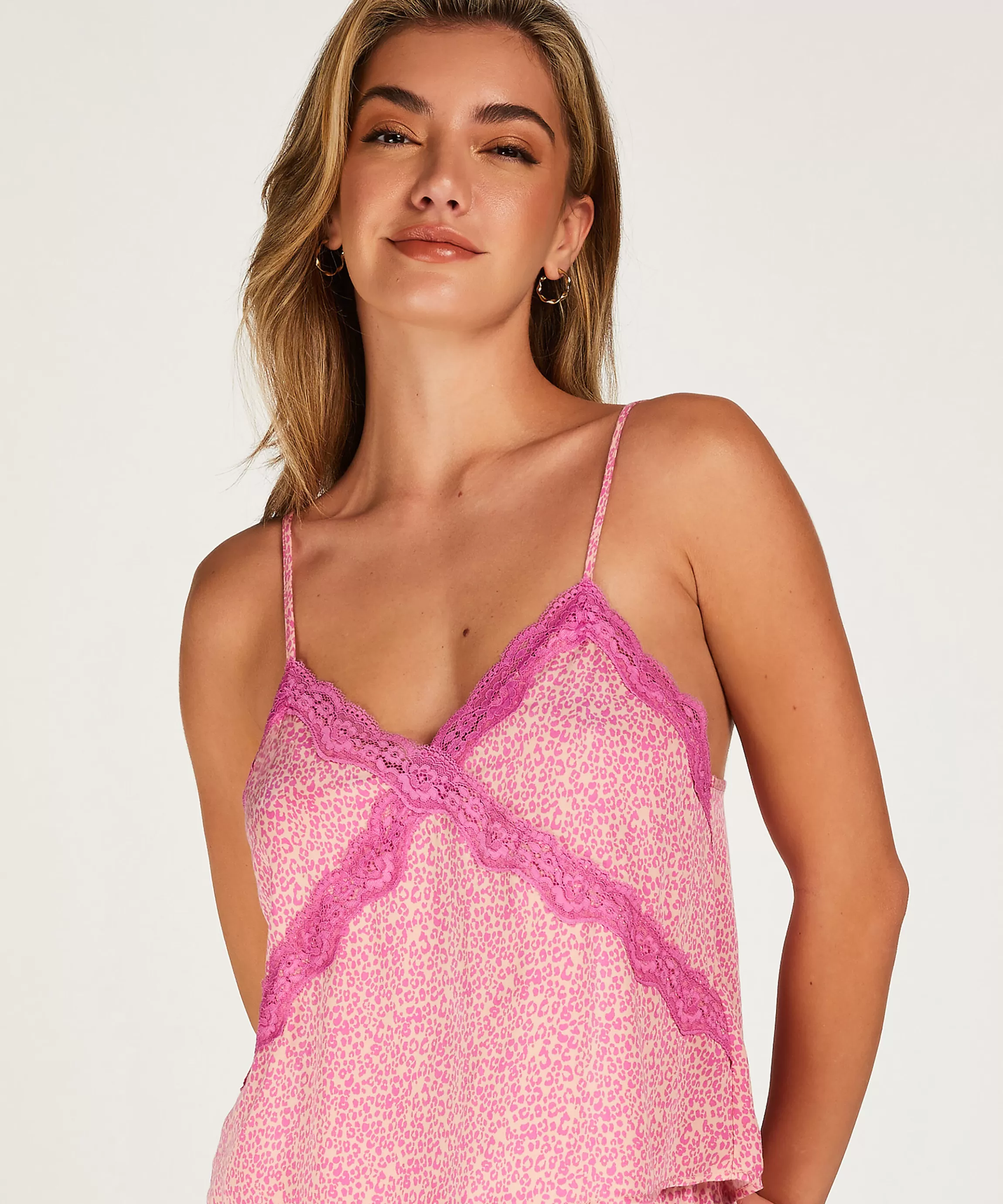 Hunkemöller Pyjama'S*Top Lace Roze