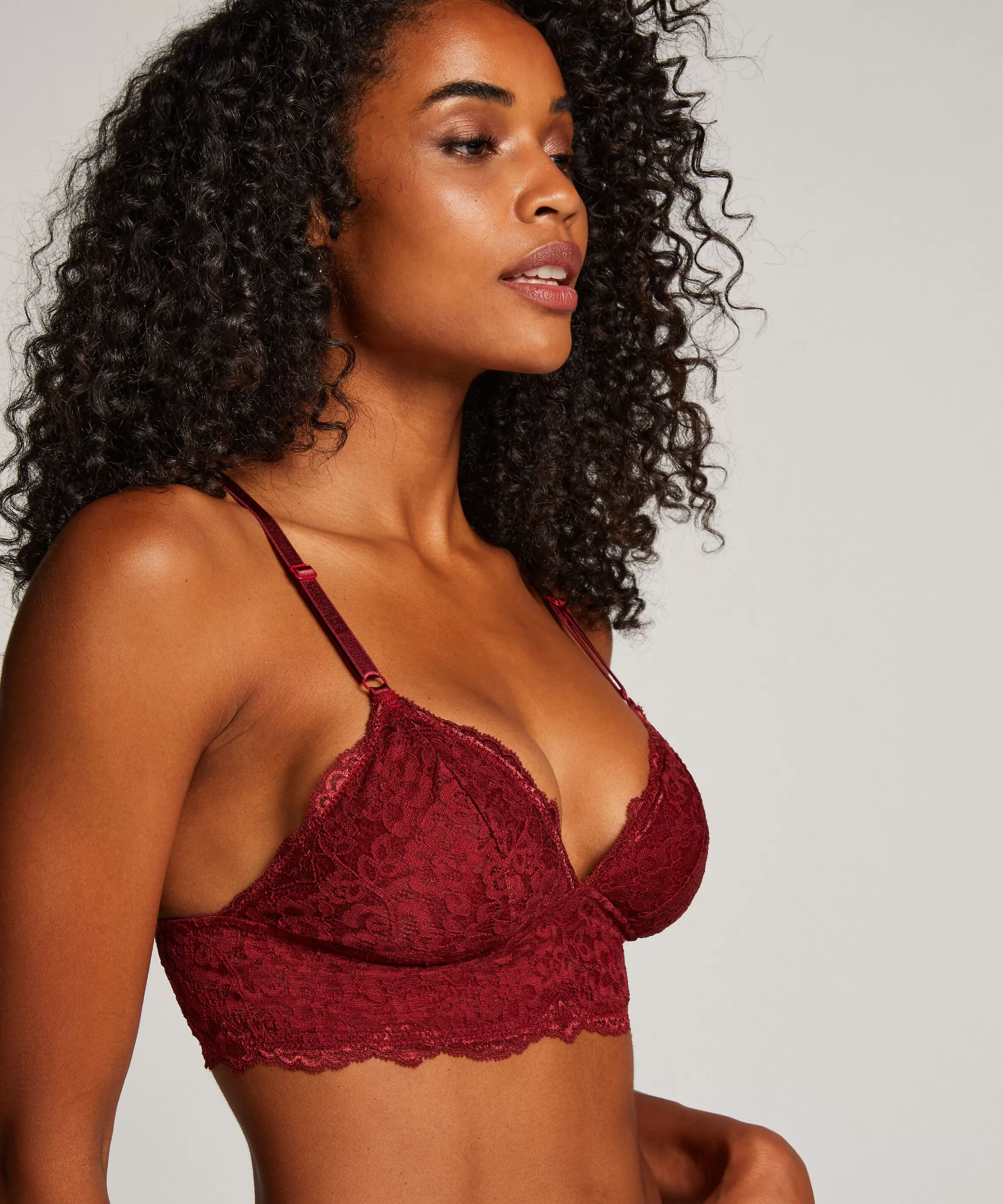 Hunkemöller Bh'S Zonder Beugel*Triangle Bralette Marine Rood