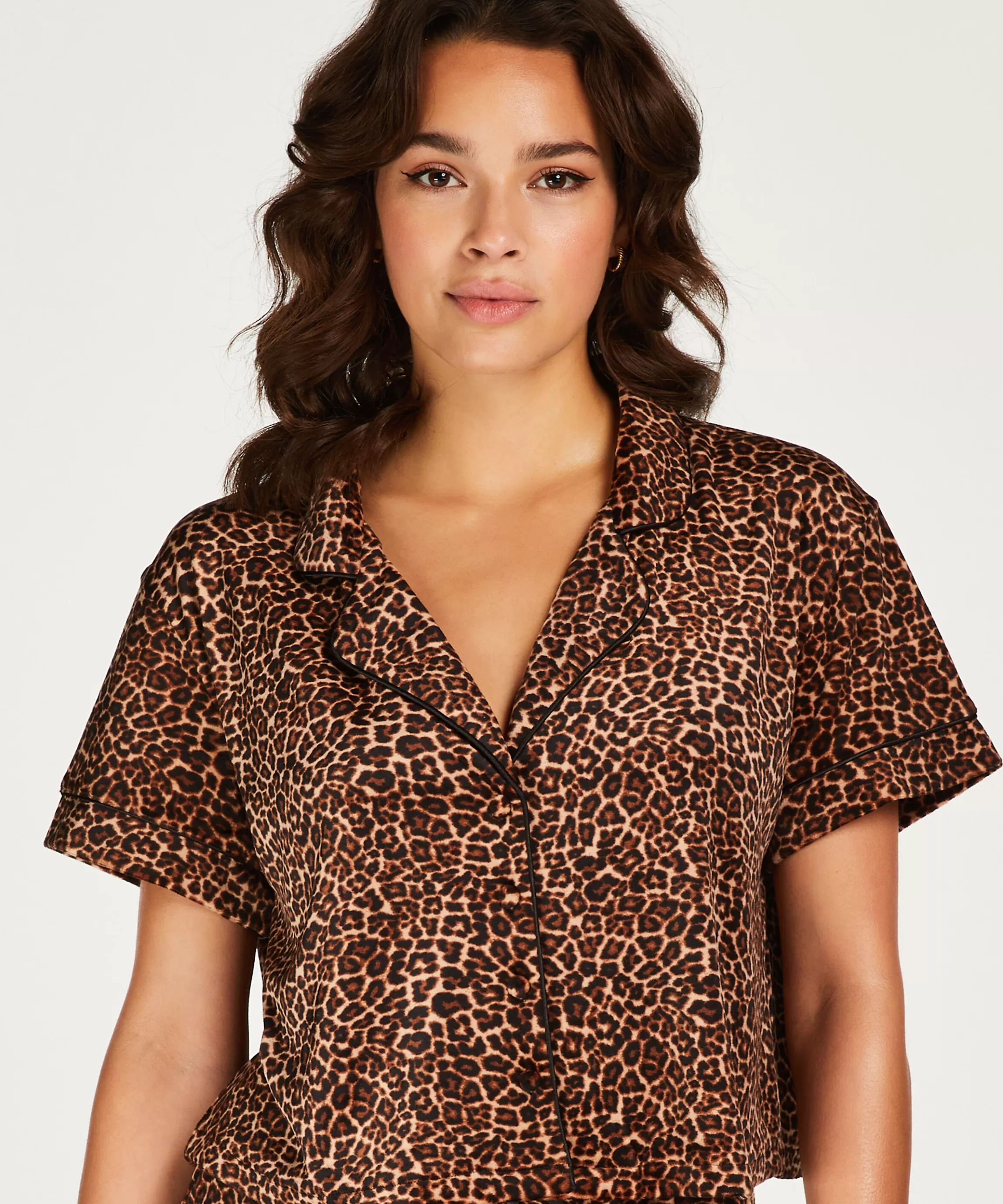 Hunkemöller Pyjamatops*Velours Jacket Zwart