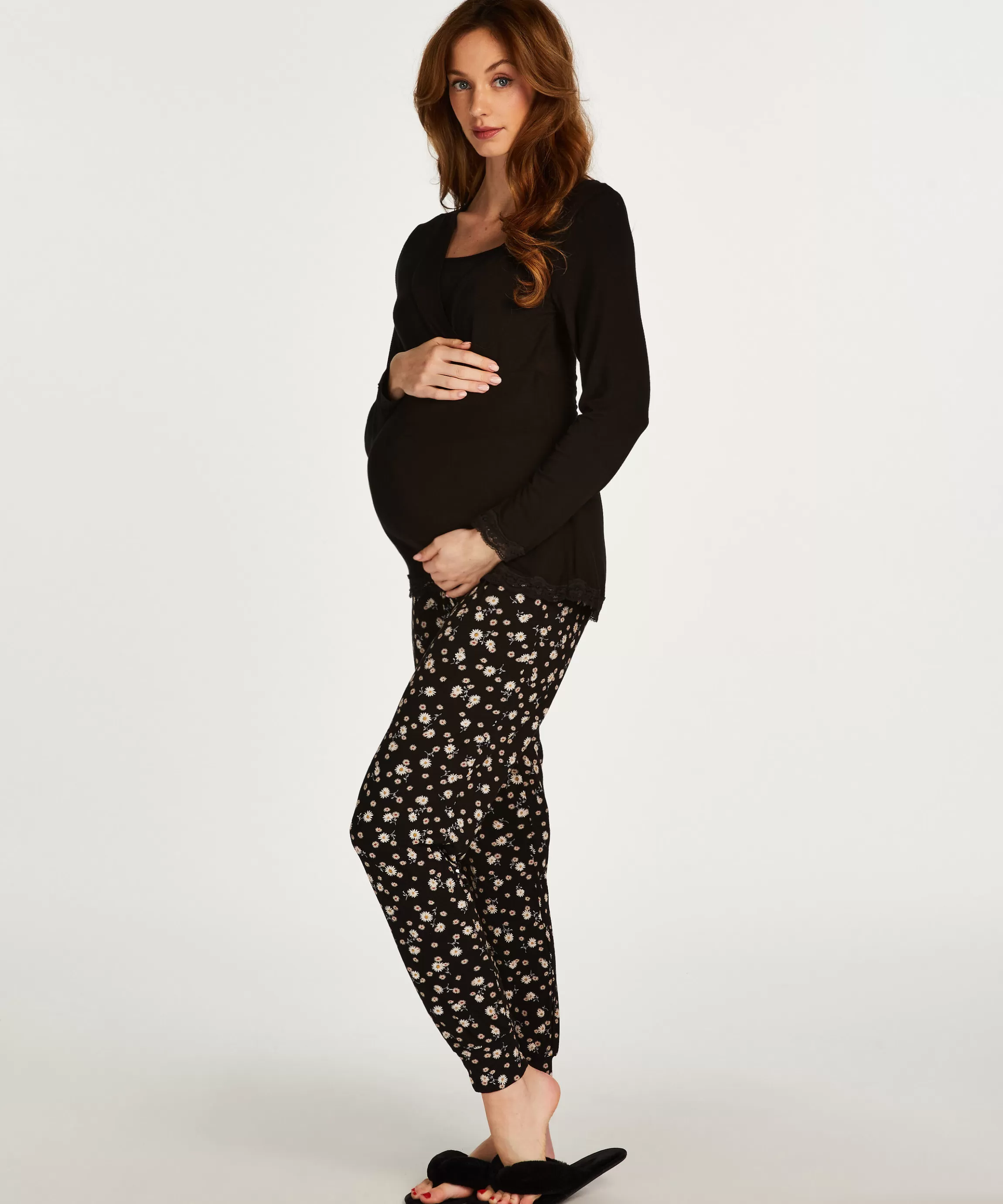 Hunkemöller Pyjama'S*Voedings Pyjamaset Zwart