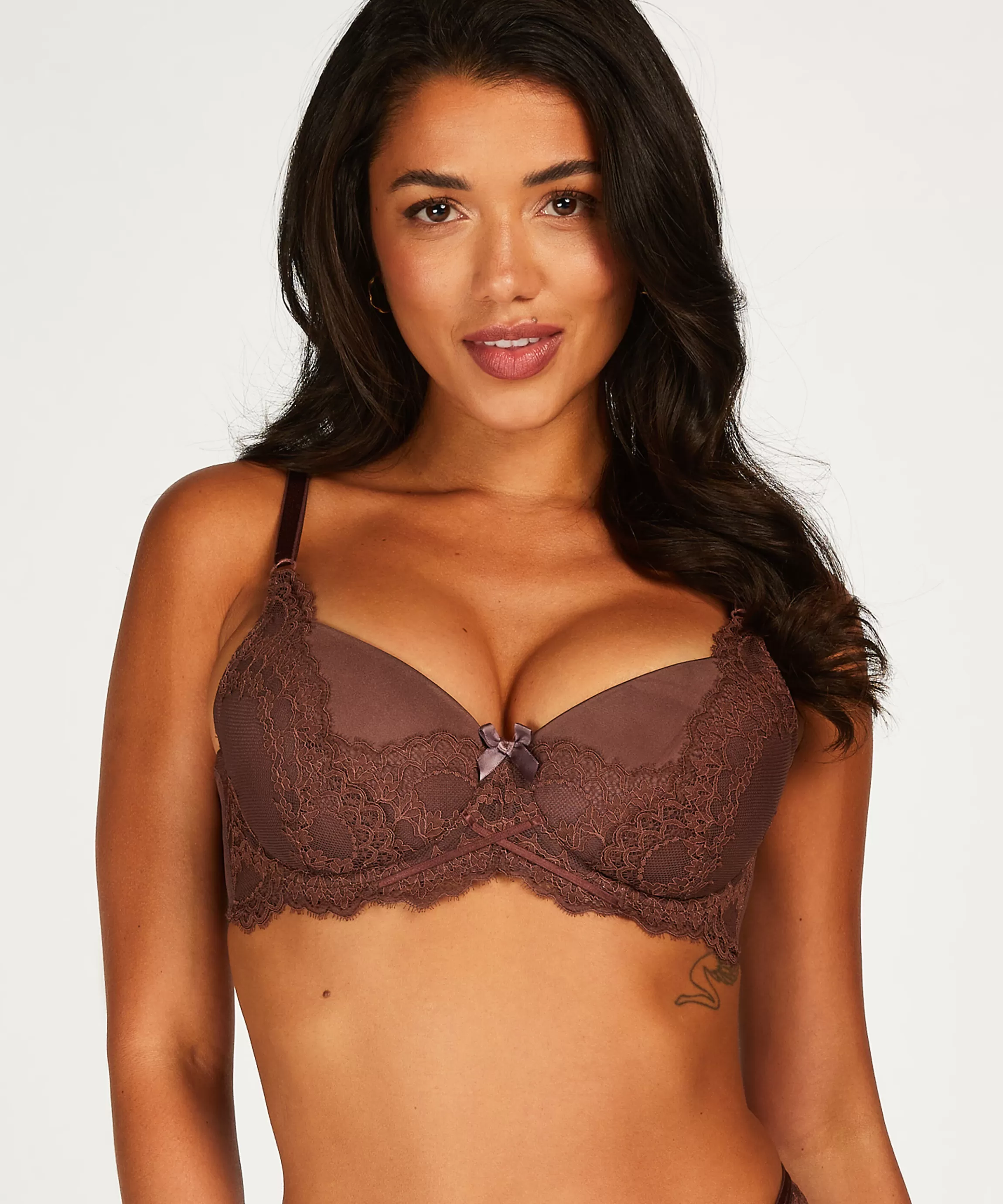 Hunkemöller Voorgevormde Bh'S*Voorgevormde Beugel Bh Daisy Bruin