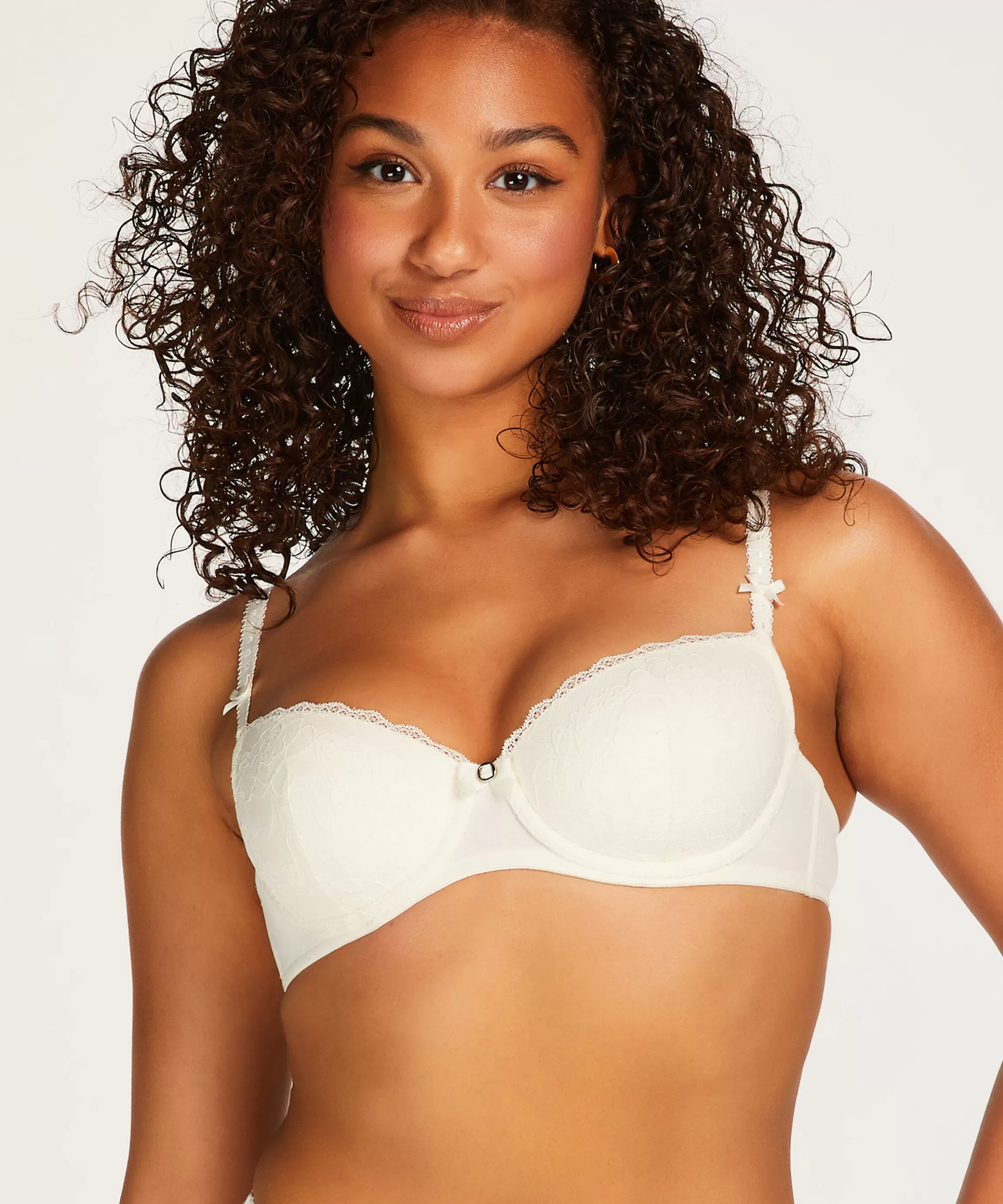 Hunkemöller Voorgevormde Bh'S*Voorgevormde Beugel Bh Maya Wit