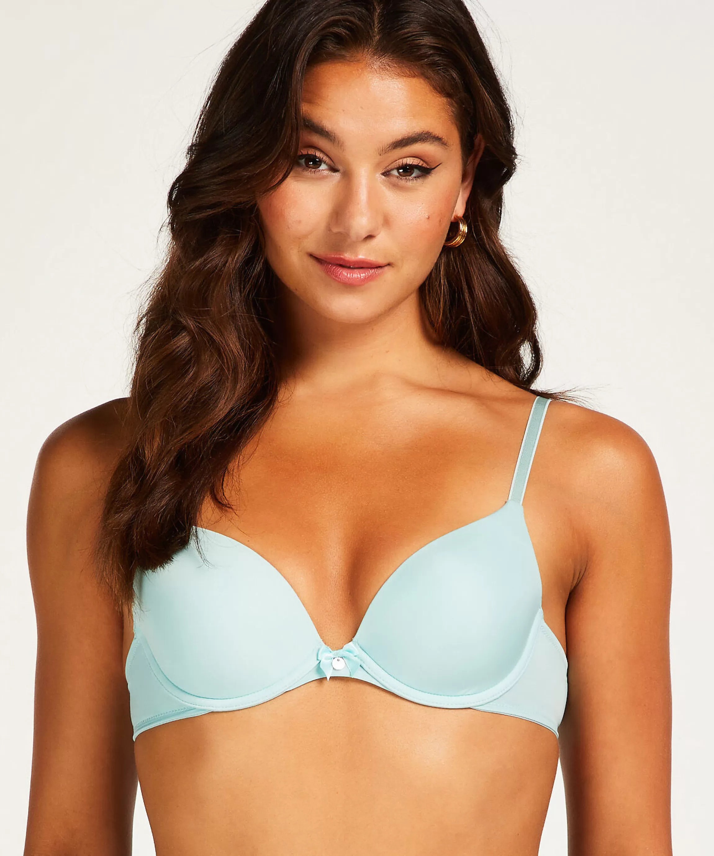 Hunkemöller Voorgevormde Bh'S*Voorgevormde Beugel Bh Plunge Blauw