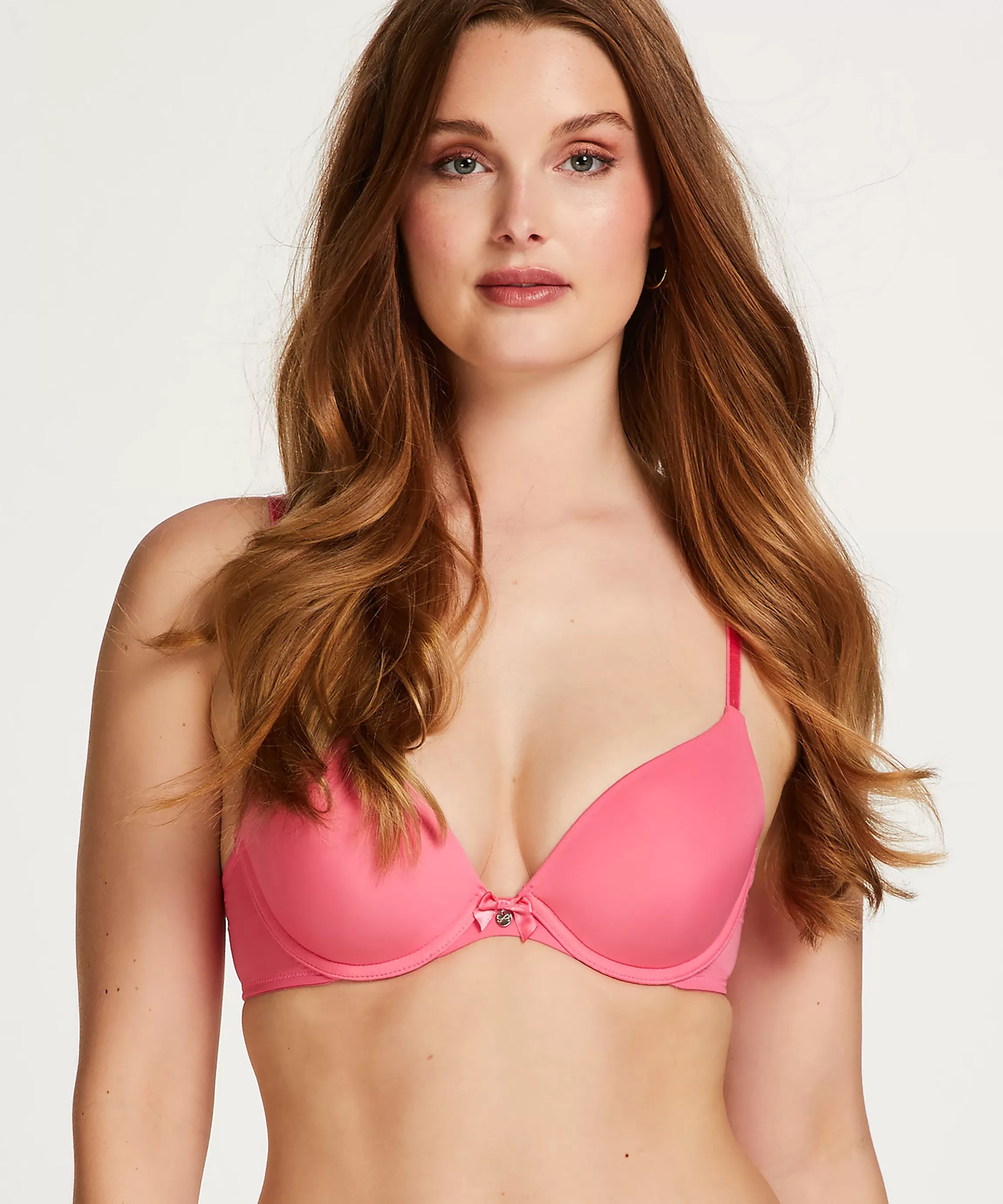 Hunkemöller Voorgevormde Bh'S*Voorgevormde Beugel Bh Plunge Roze