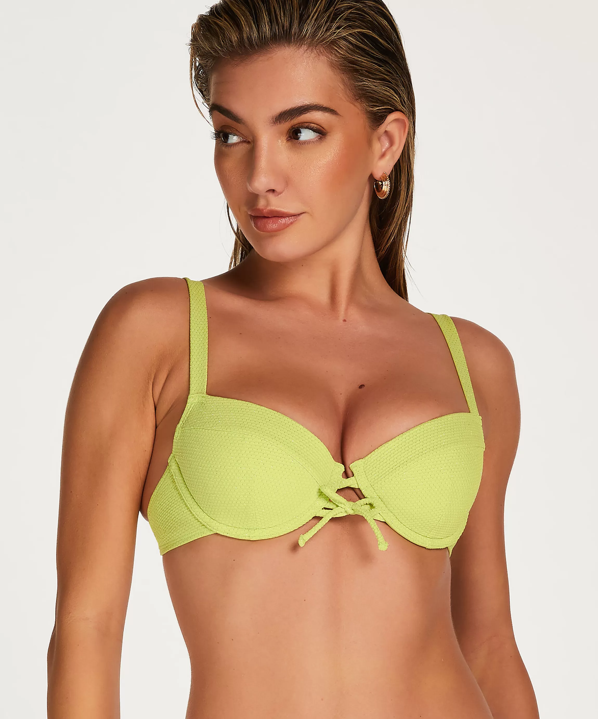 Hunkemöller Bikini'S*Voorgevormde Beugel Bikinitop Fiji Groen