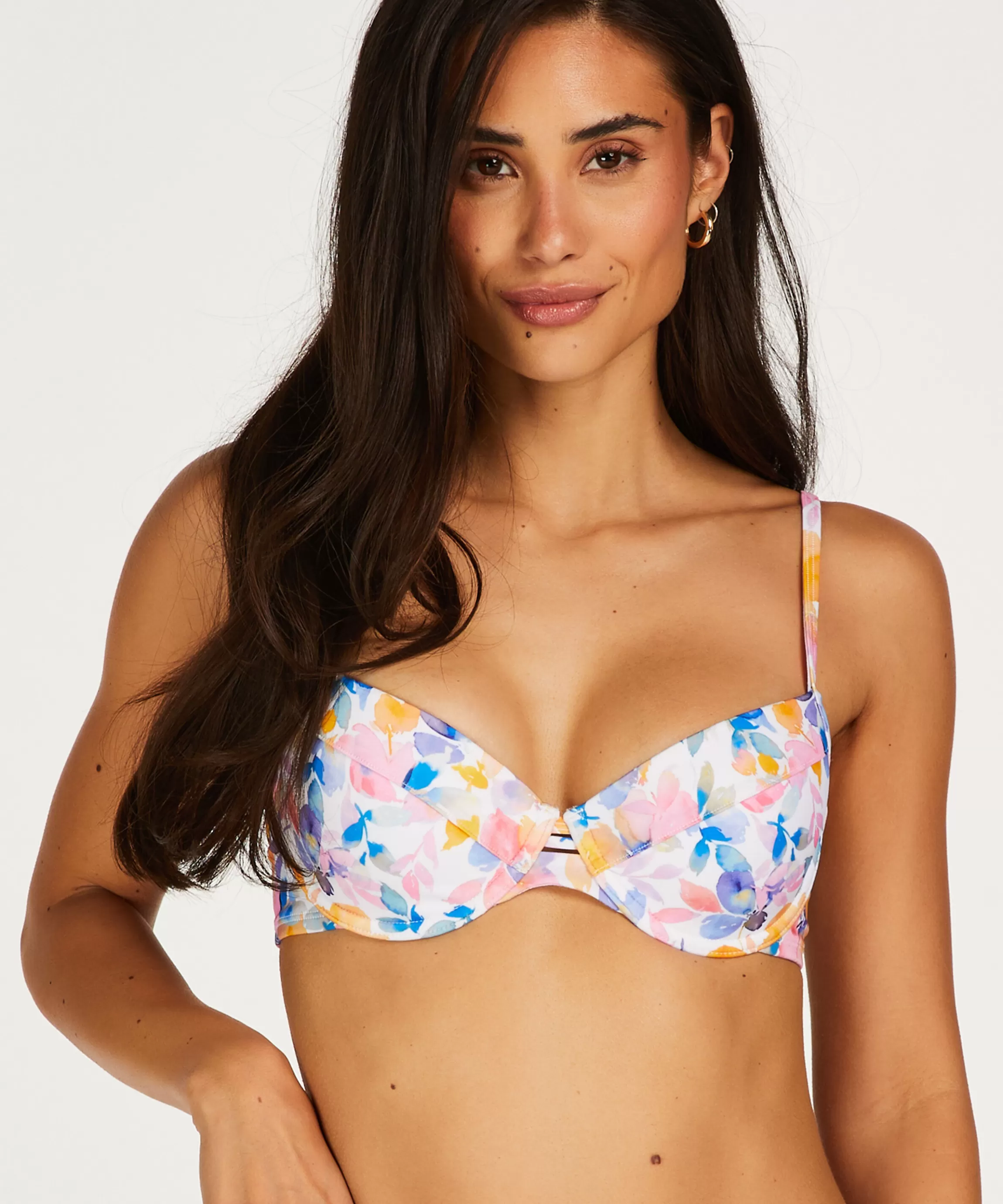 Hunkemöller Bikini'S*Voorgevormde Beugel Bikinitop Palma Wit