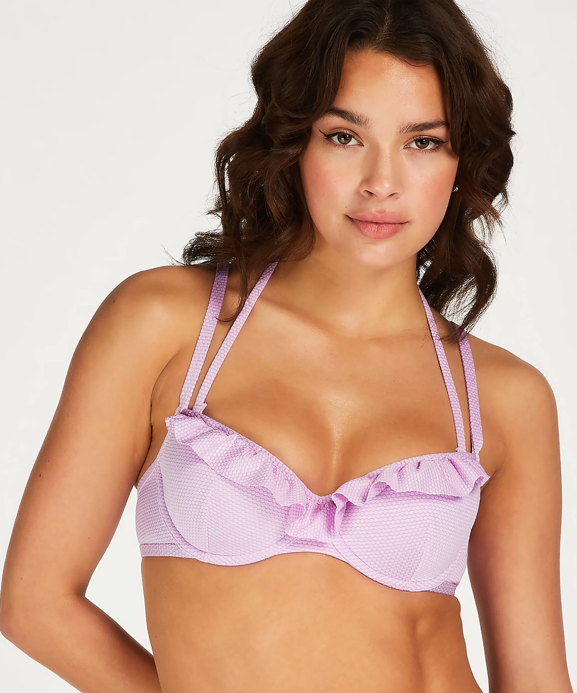 Hunkemöller Bikini'S*Voorgevormde Beugel Bikinitop Seia Paars