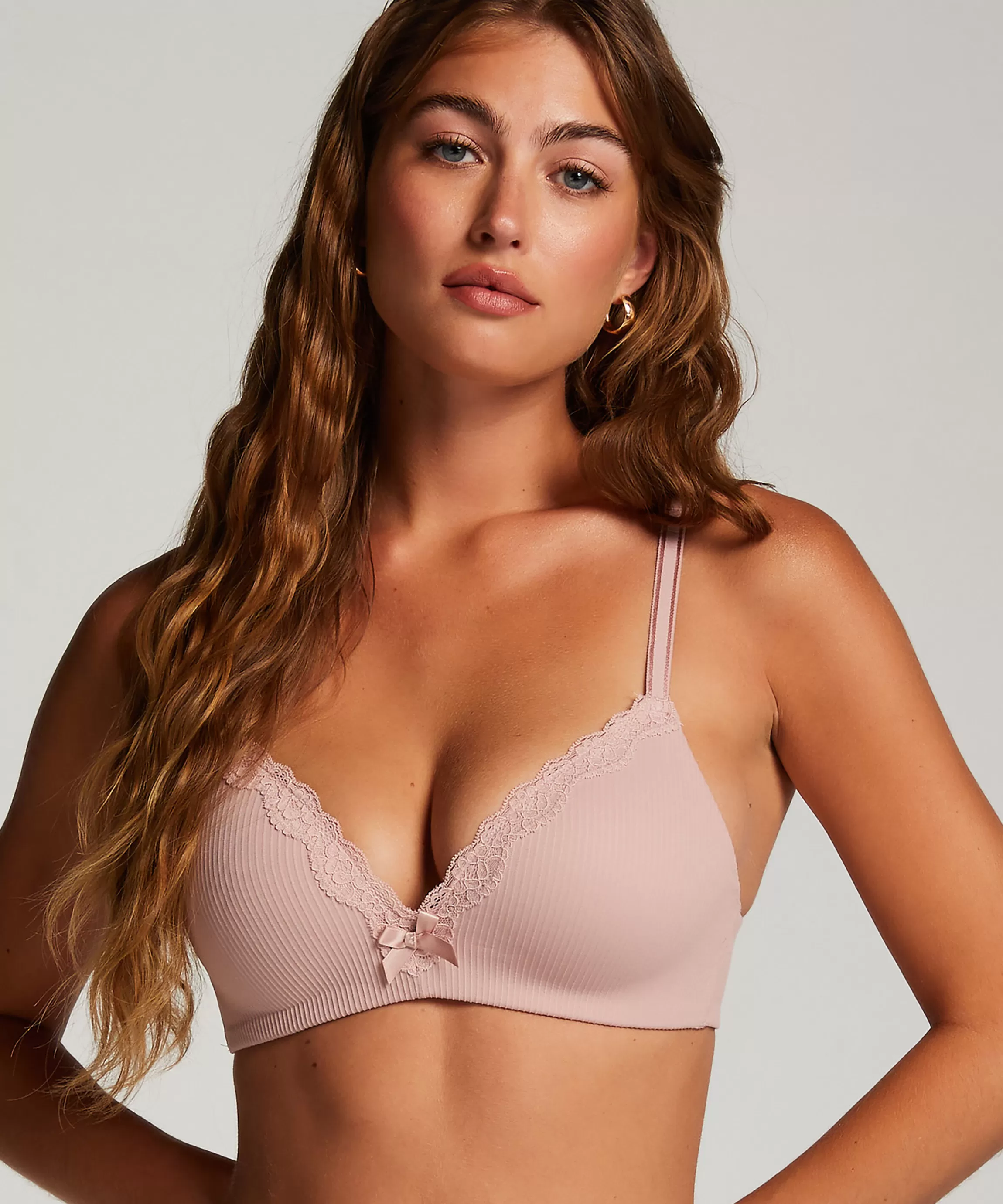 Hunkemöller Bh'S Zonder Beugel*Voorgevormde Bh Zonder Beugel Lola Roze