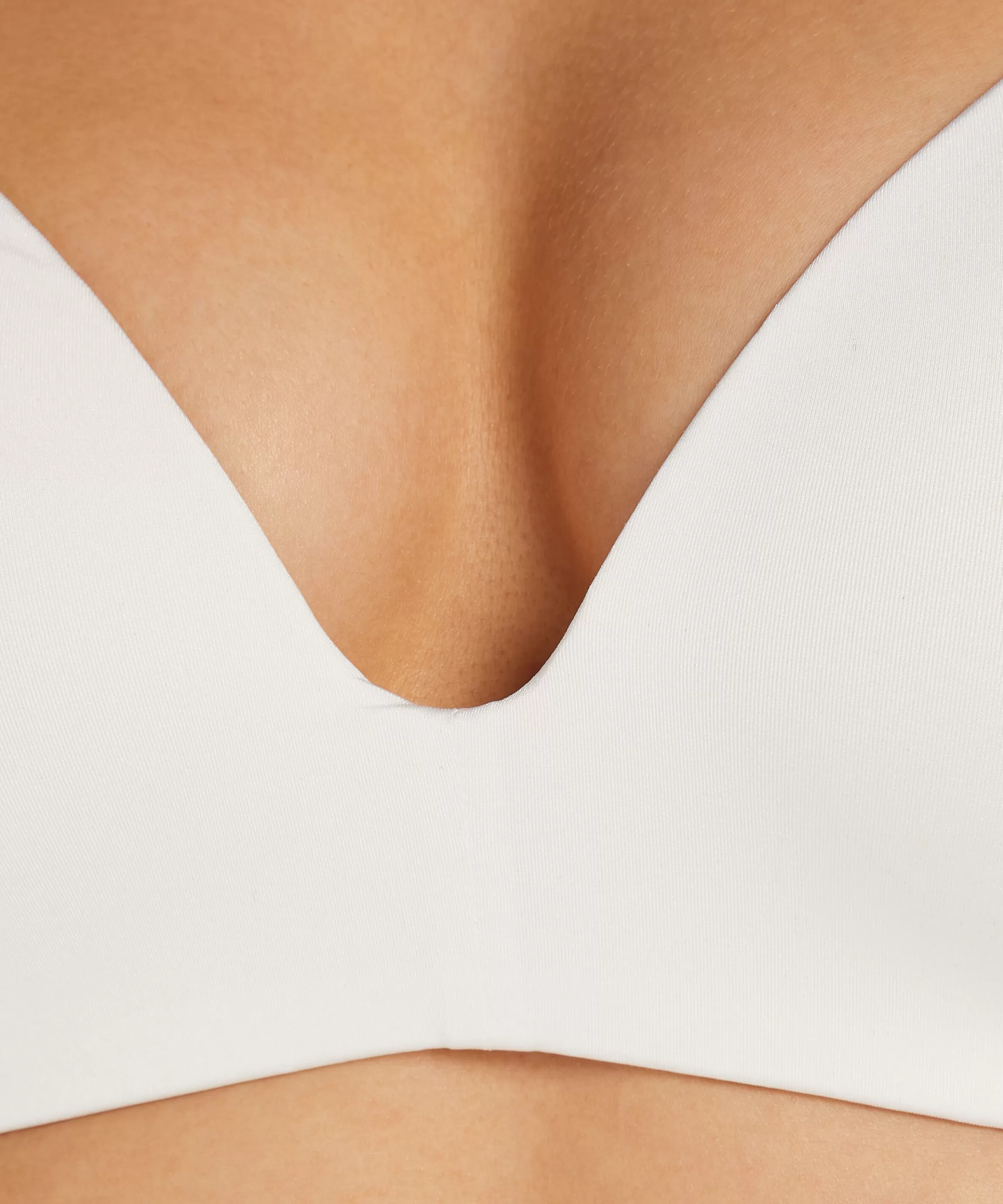 Hunkemöller Bh'S Zonder Beugel*Voorgevormde Bh Zonder Beugel Mona Wit
