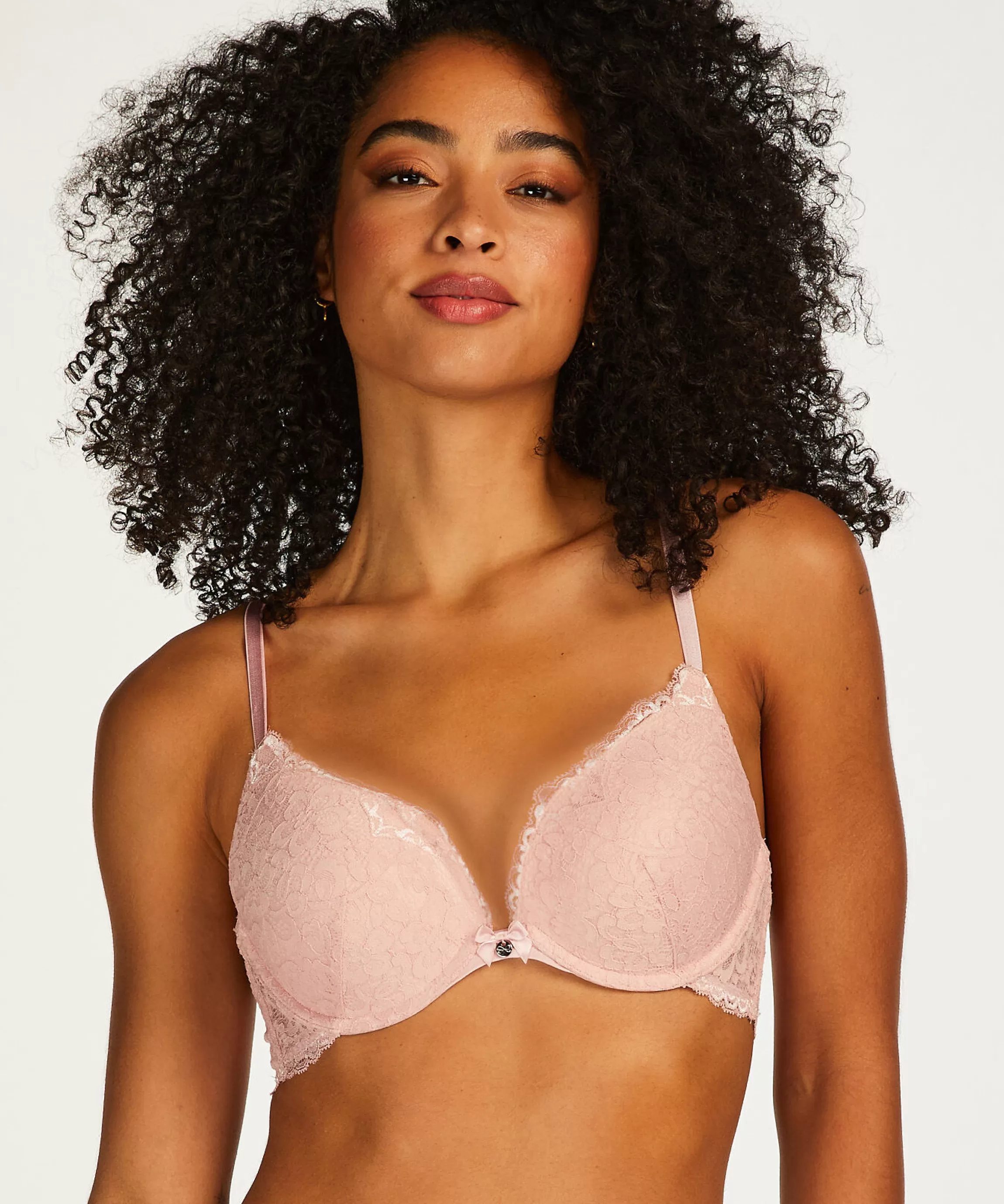 Hunkemöller Push-Up & Maximizer Bh'S*Voorgevormde Push-Up Beugel Bh Marine Roze