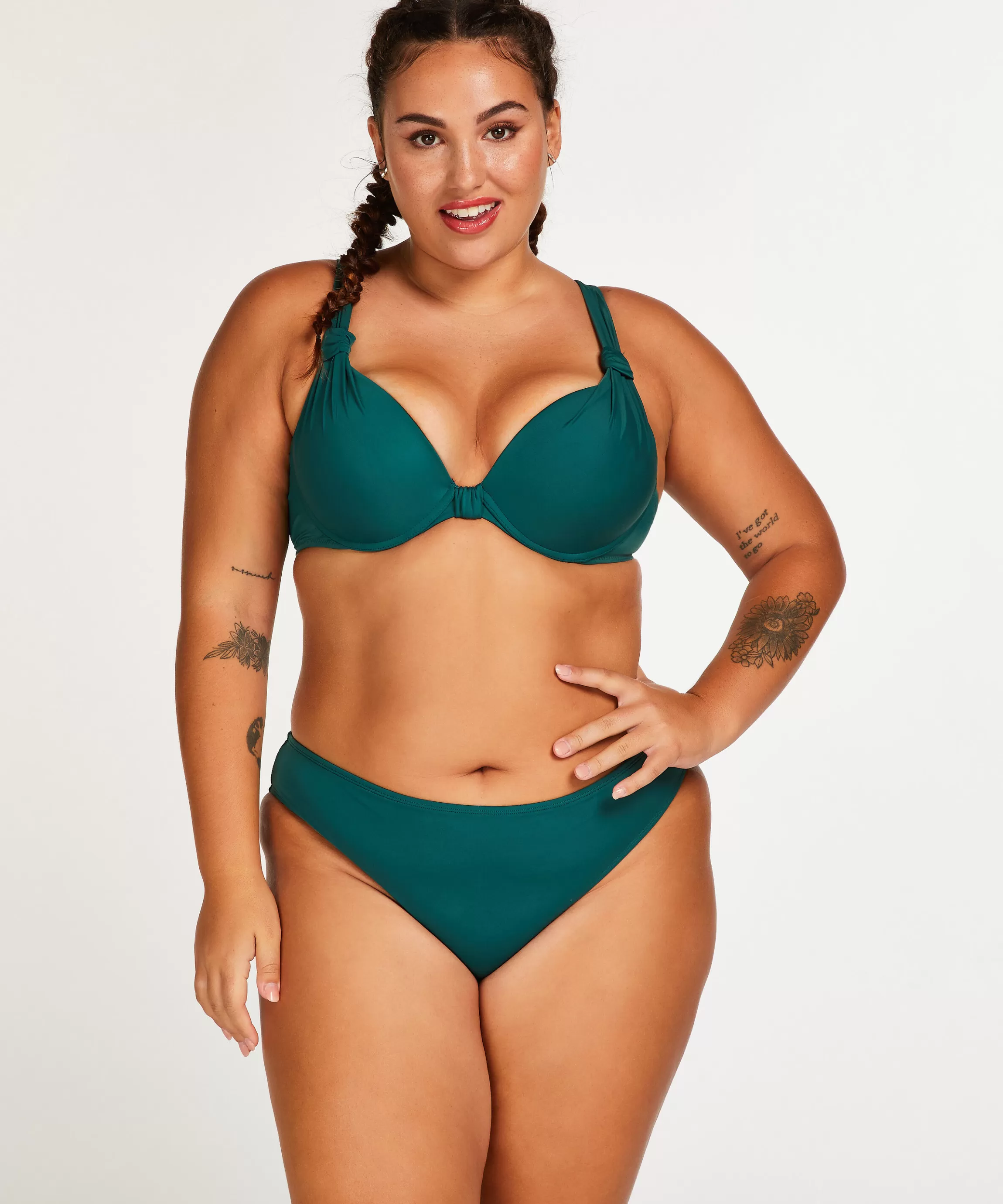Hunkemöller Bikini'S*Voorgevormde Push-Up Beugel Bikinitop Luxe Cup A - E Groen