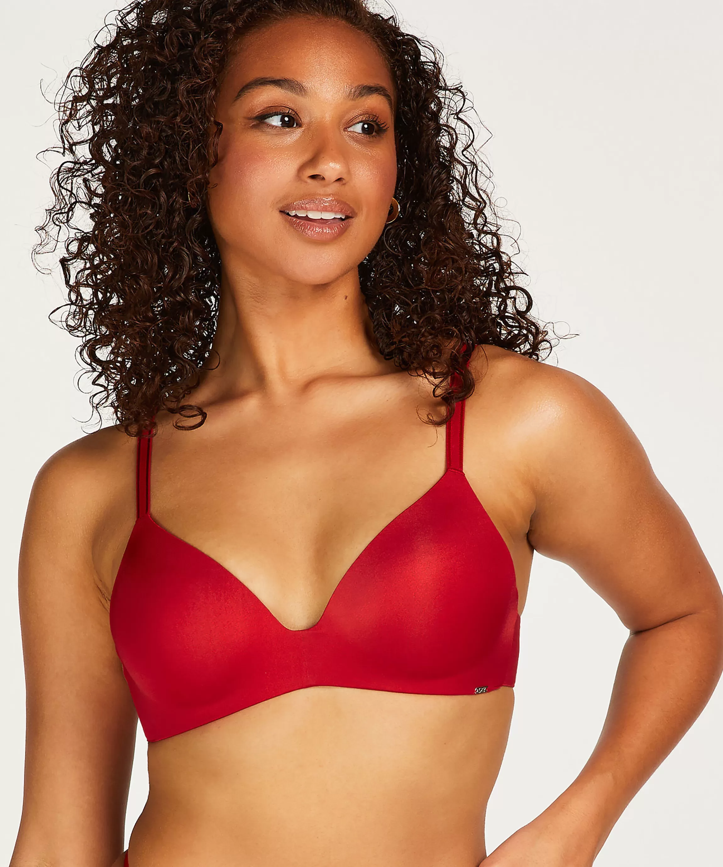 Hunkemöller Grote Maten Bh'S*Voorgevormde Push-Up Bh Zonder Beugel Mona Rood