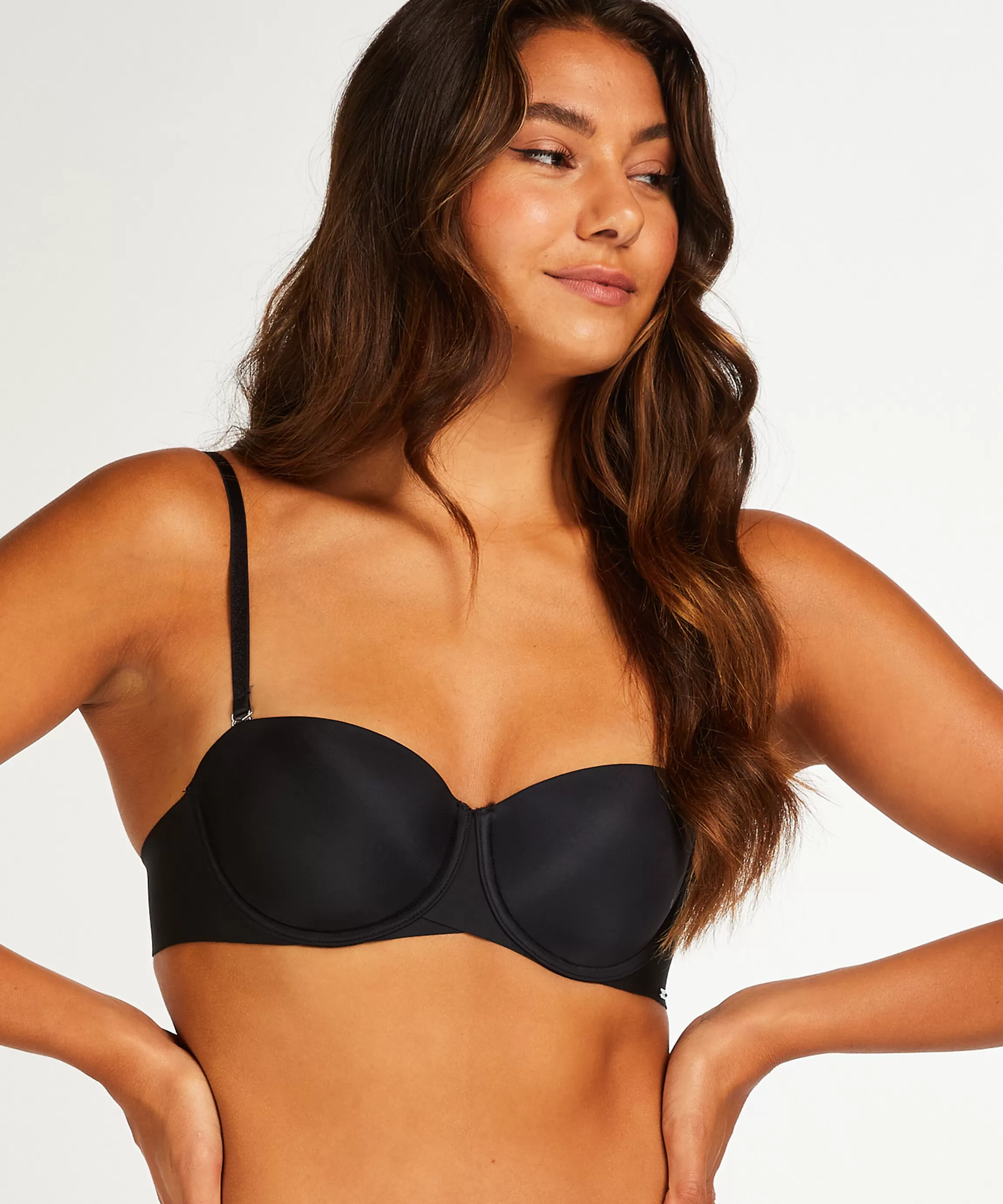 Hunkemöller Voorgevormde Bh'S*Voorgevormde Strapless Beugel Bh Jane Zwart
