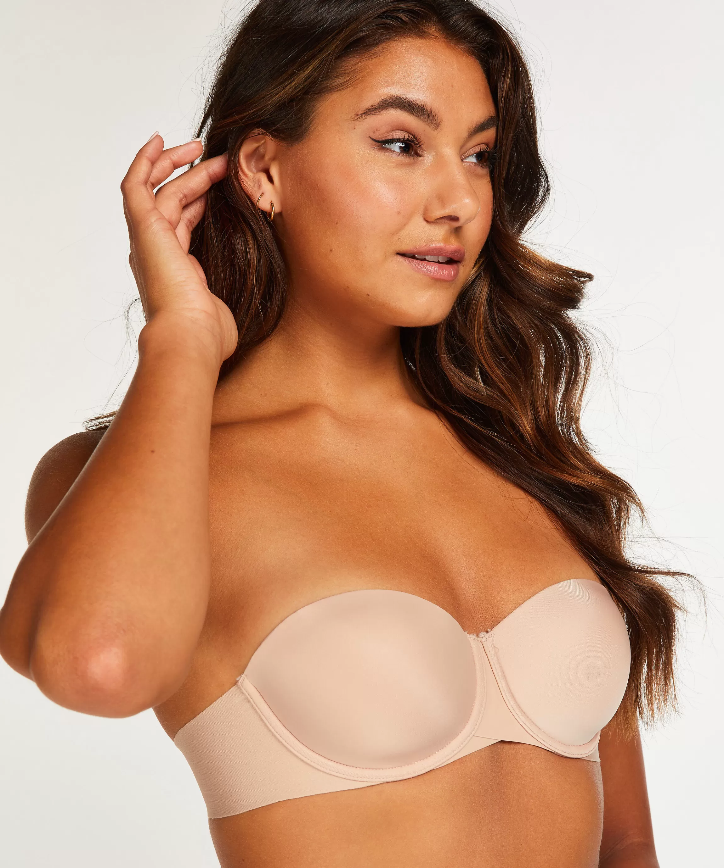 Hunkemöller Voorgevormde Bh'S*Voorgevormde Strapless Beugel Bh Jane Beige