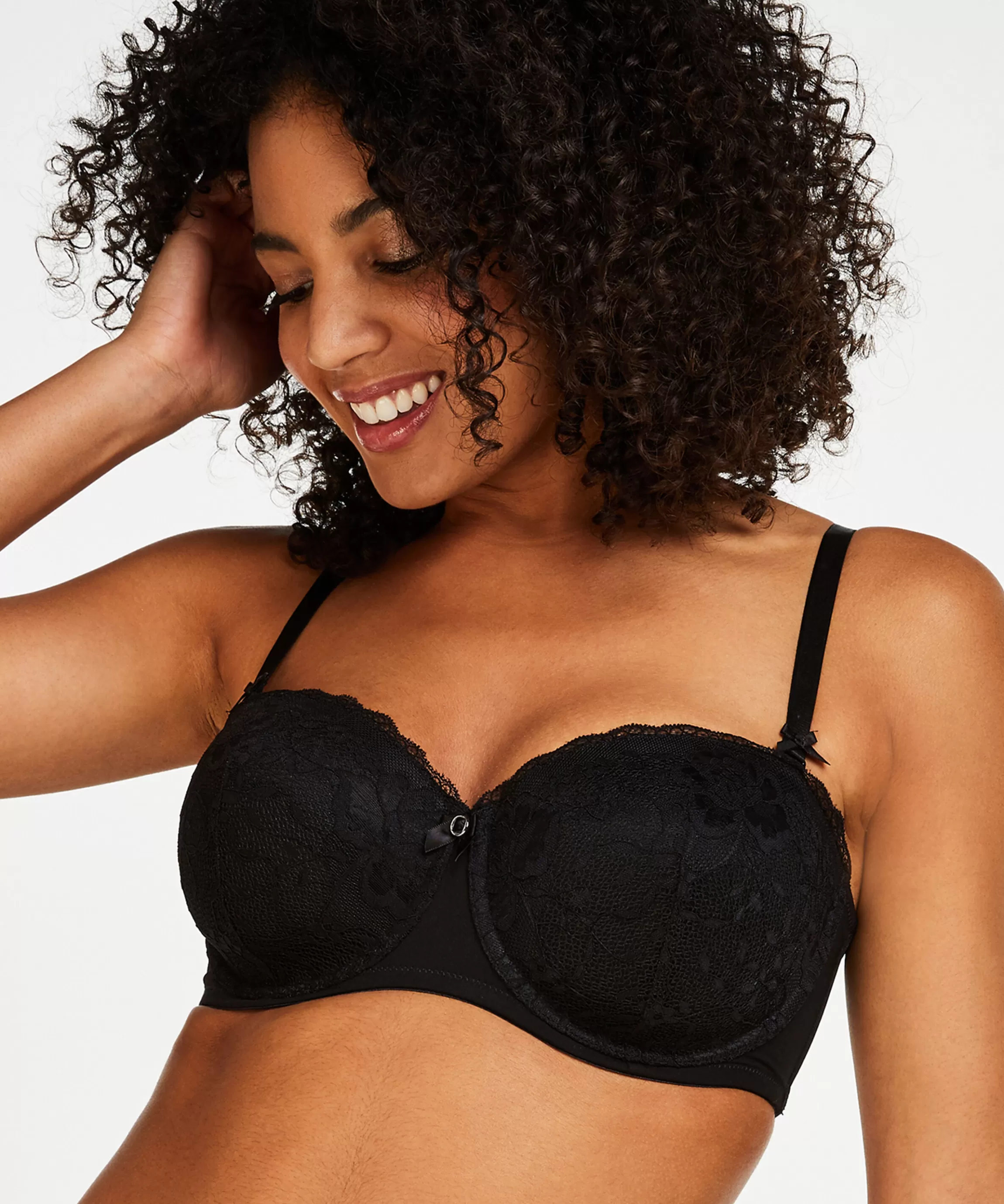 Hunkemöller Voorgevormde Bh'S*Voorgevormde Strapless Beugel Bh Maya Zwart
